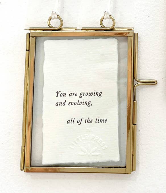 You are growing