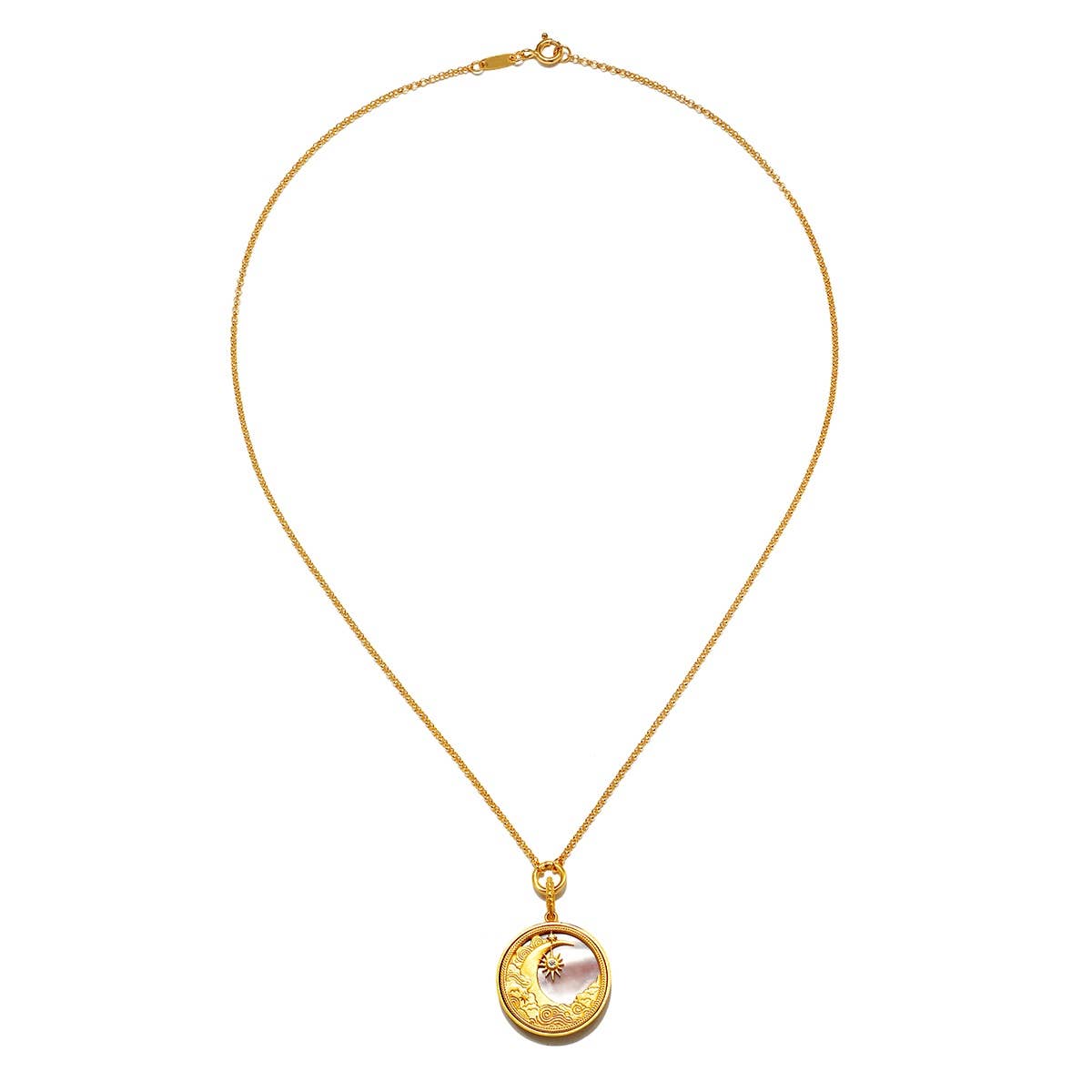 Waking Dreams Mother of Pearl Celestil 18" Necklace