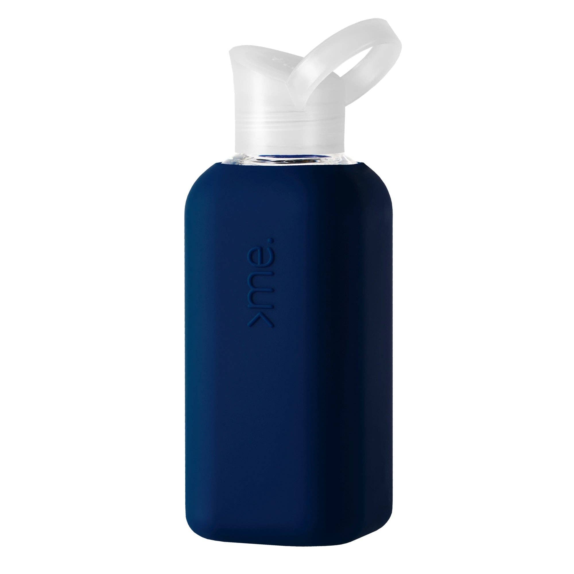 Squireme - Glass Bottle with Silicone Sleeve: Navy