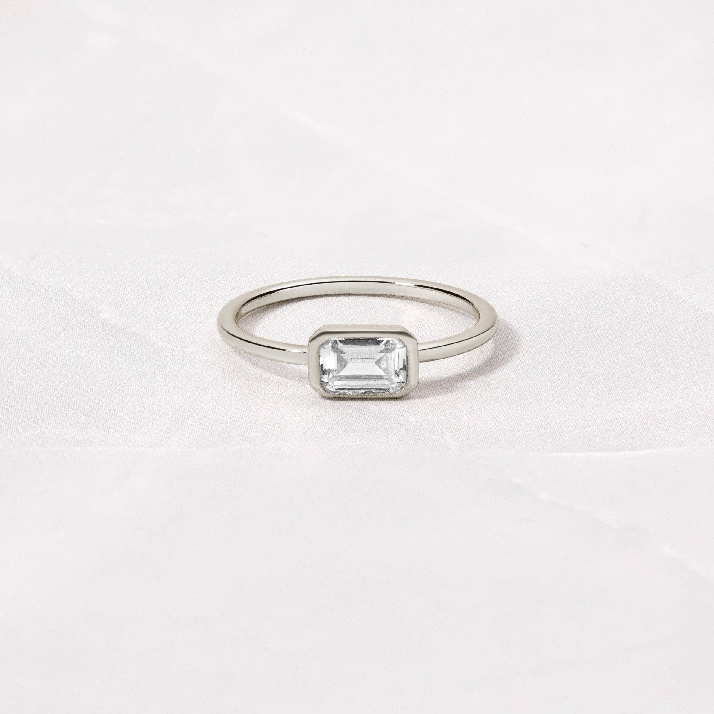 Baguette Bezel Ring
