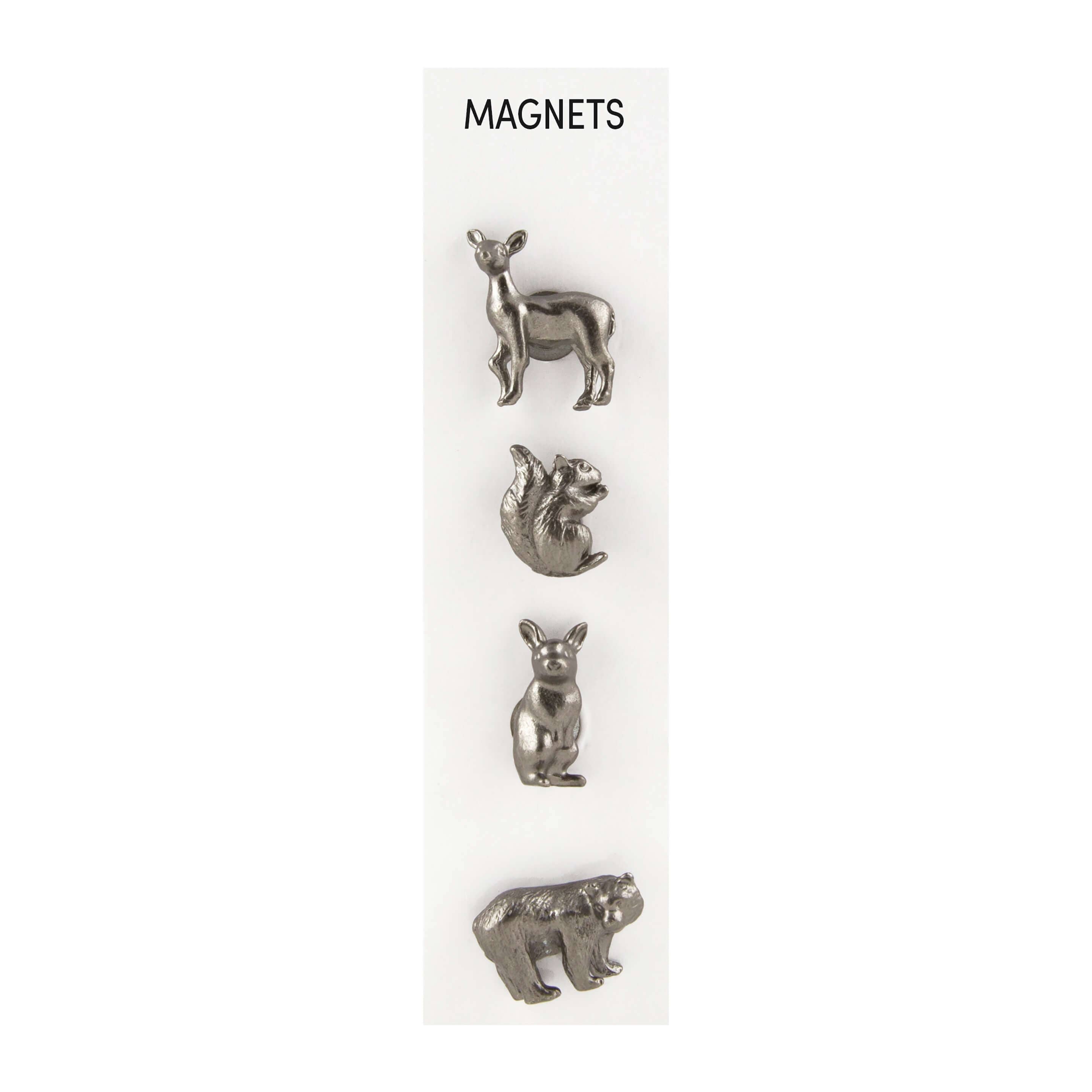 Cast metal forest magnets