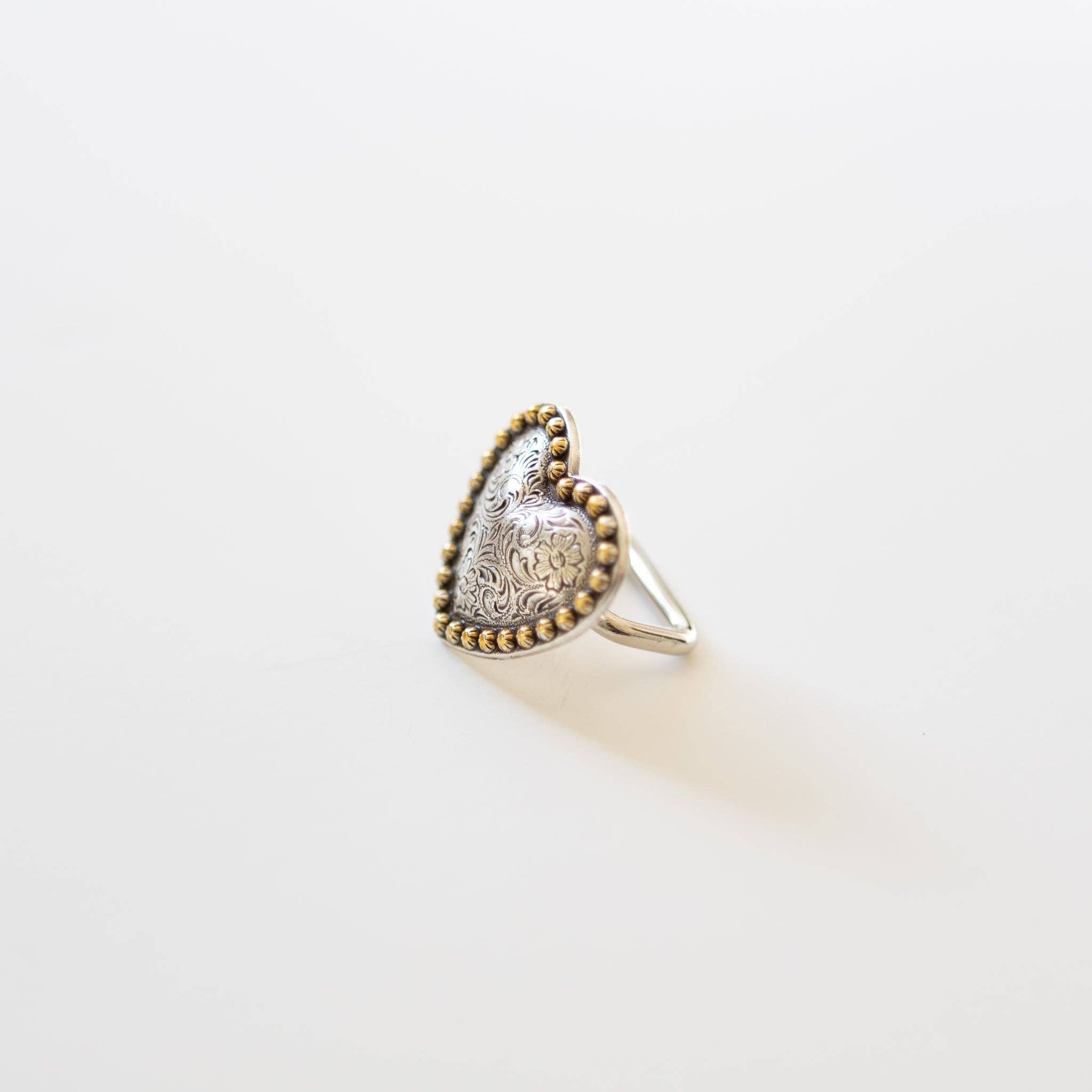 Concho Scarf Slide | Vintage Heart