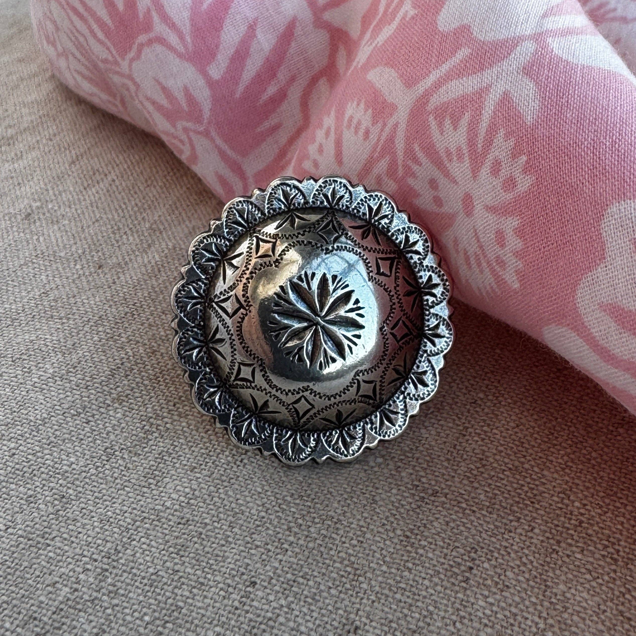 Concho Scarf Slide | Gallup Lace