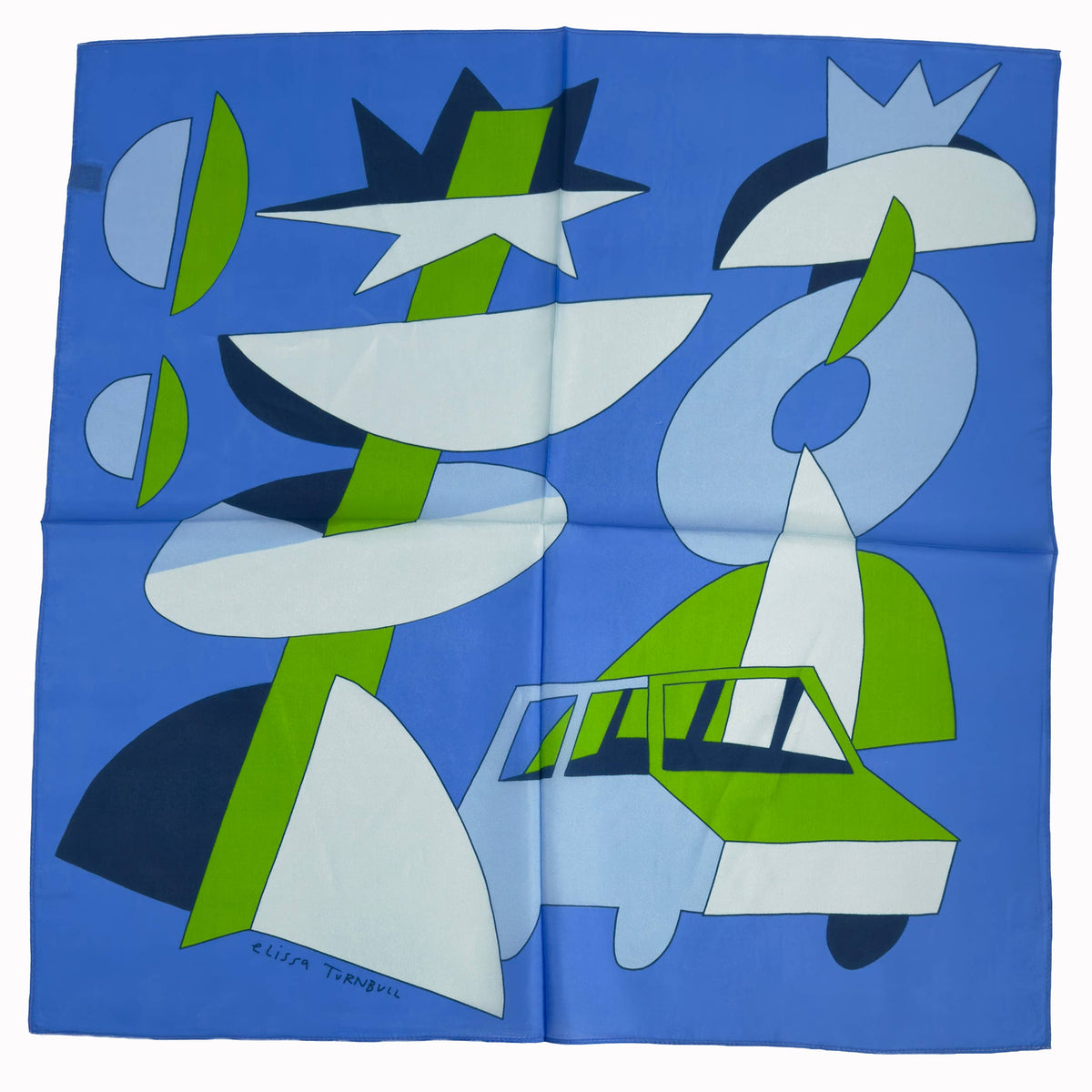 Ride On Scarf | 100% Silk Bandana | Women's Head Scarf: 26" × 26"