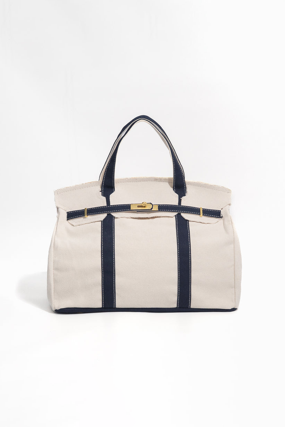 Handmade Premium Cotton Canvas Boatkin Boat Bag (Preorder): White