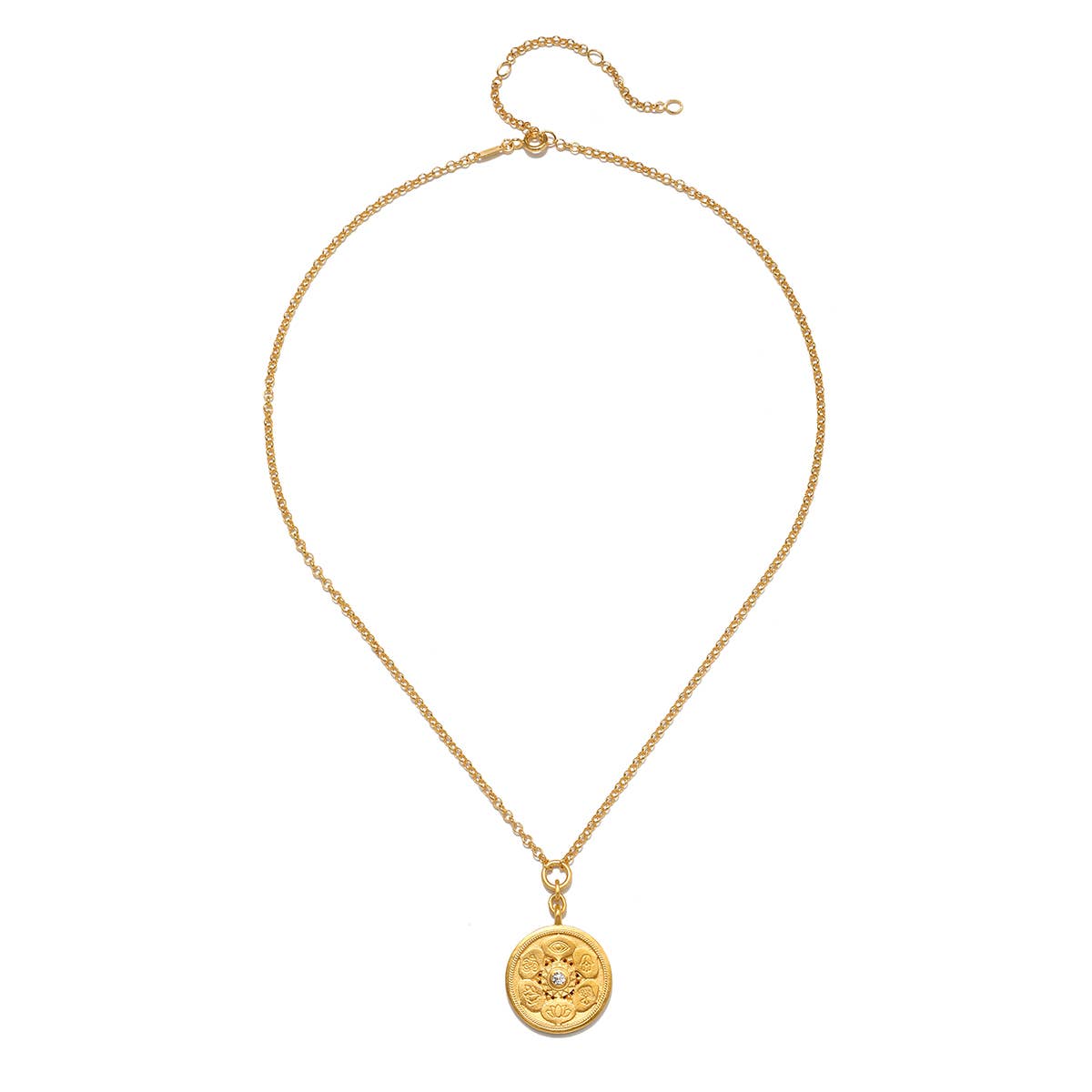 18k White Topaz All Truths Necklace