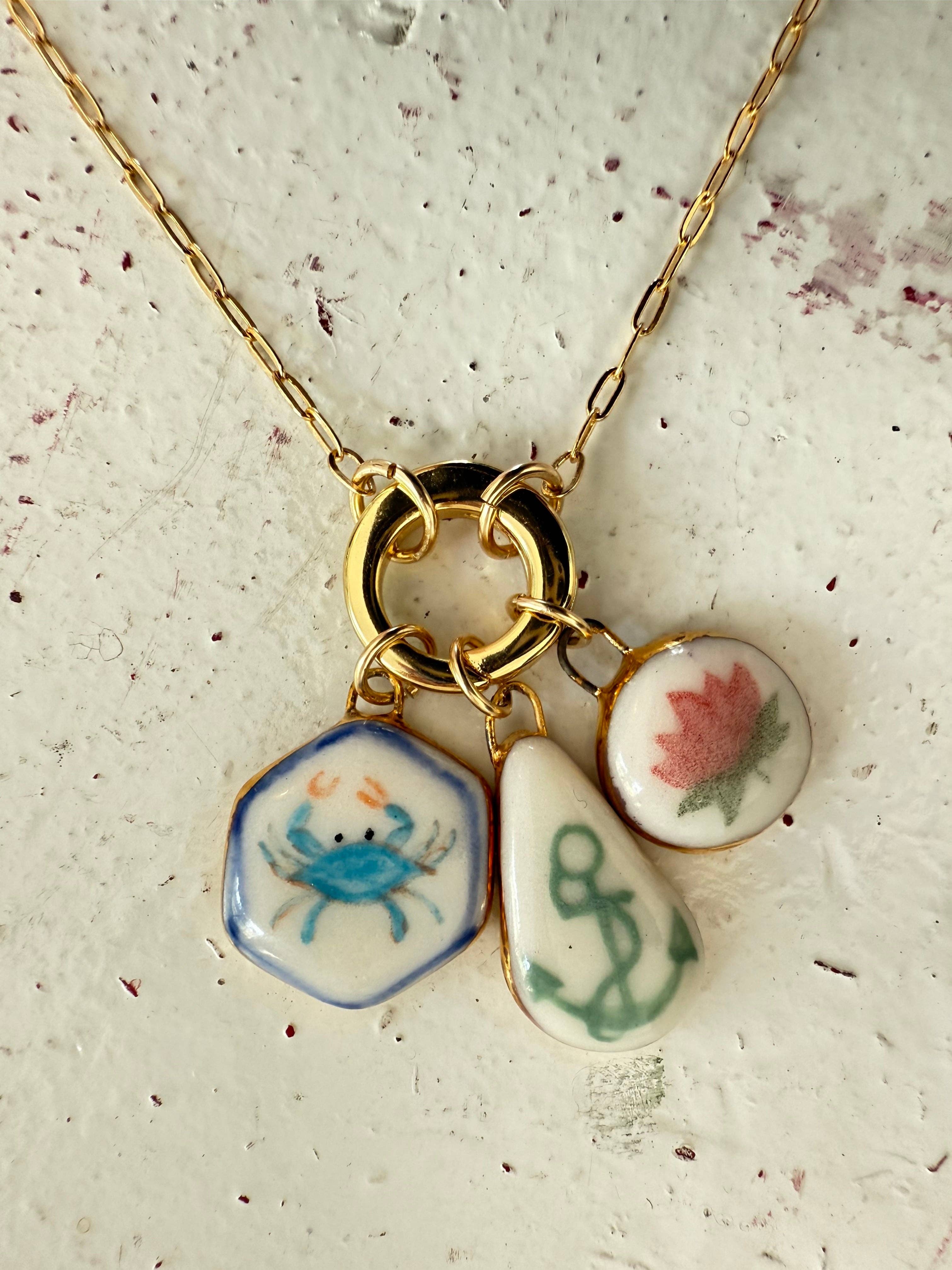 Gold-Filled Chain with Charm Holder