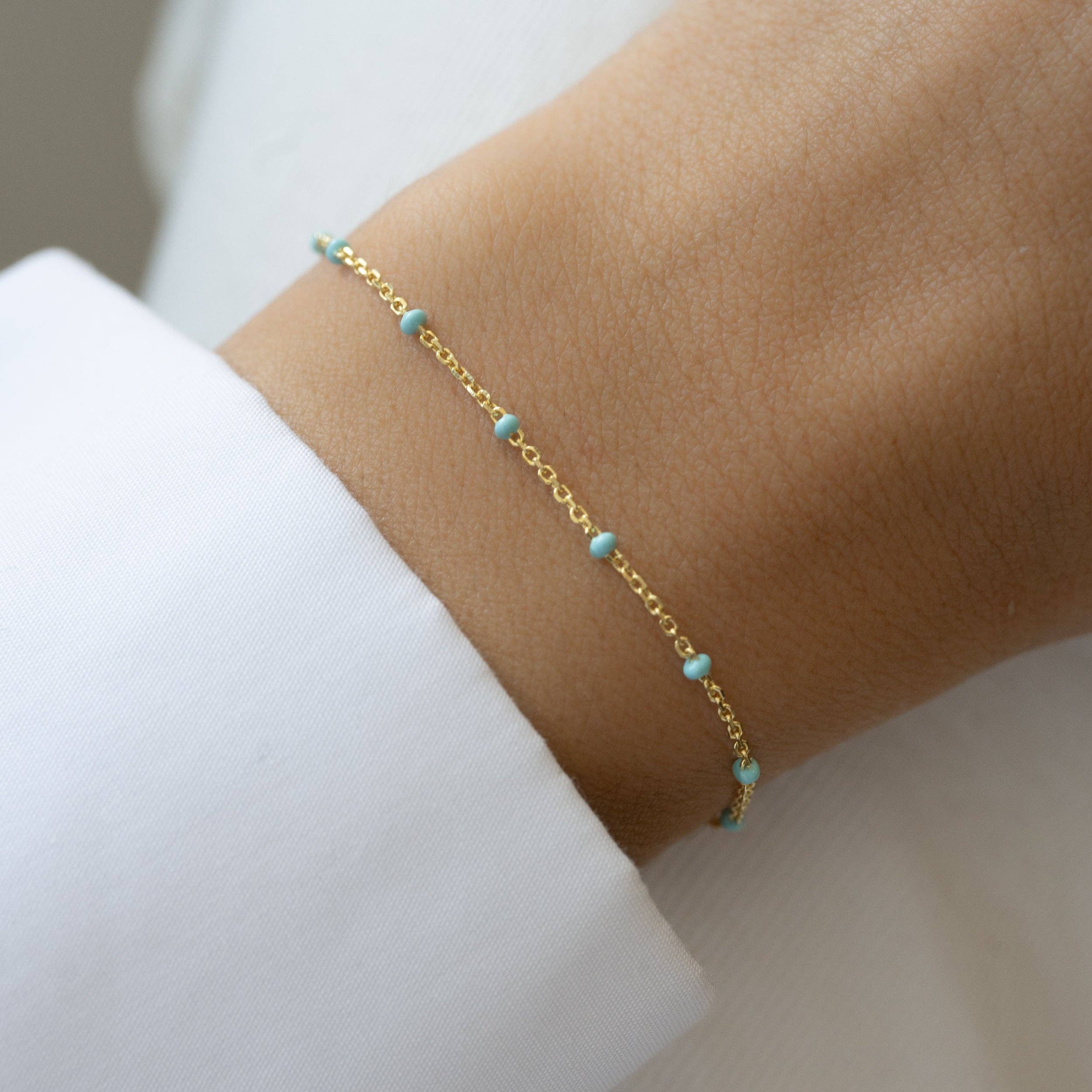 Turquoise Beaded Bracelet