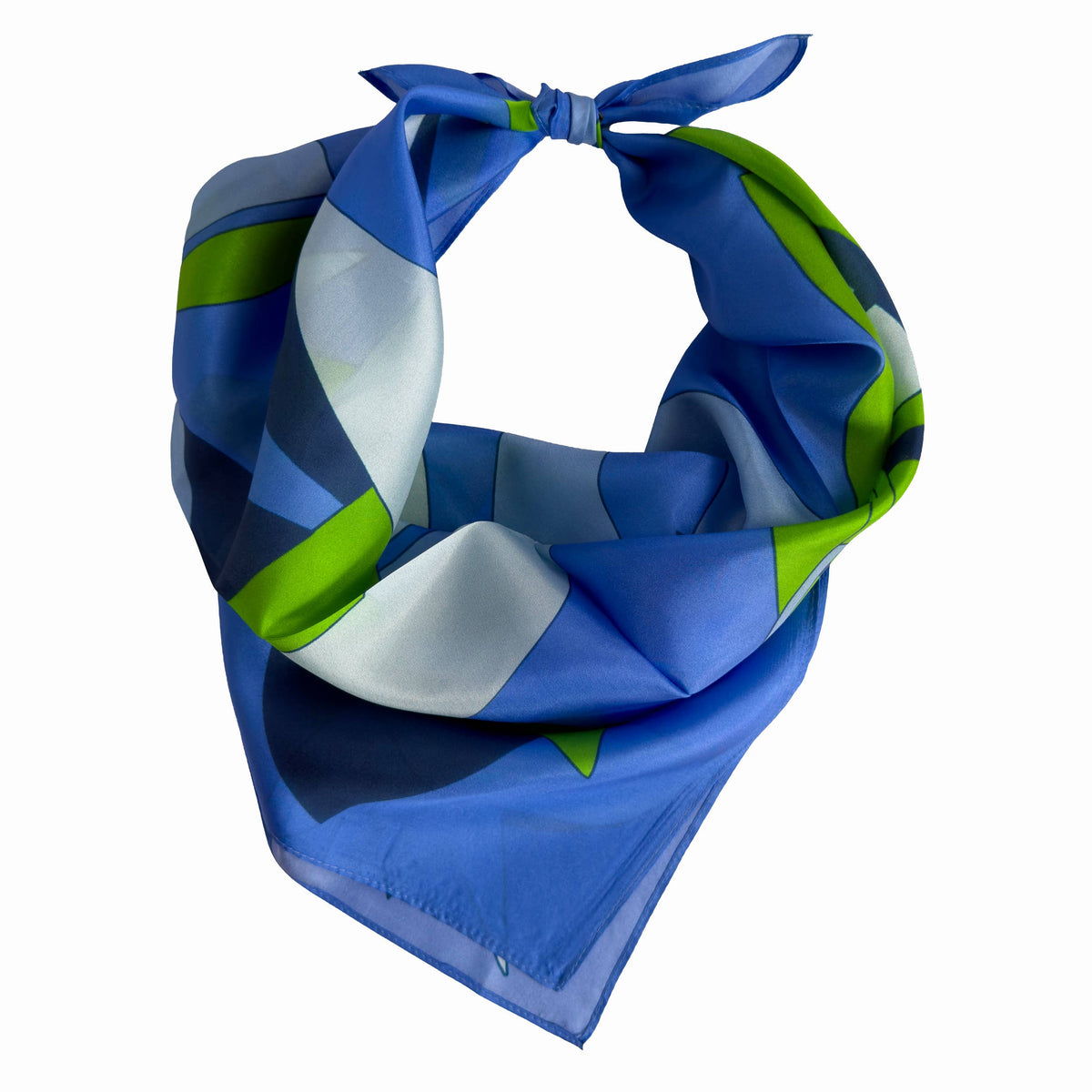 Ride On Scarf | 100% Silk Bandana | Women's Head Scarf: 26" × 26"