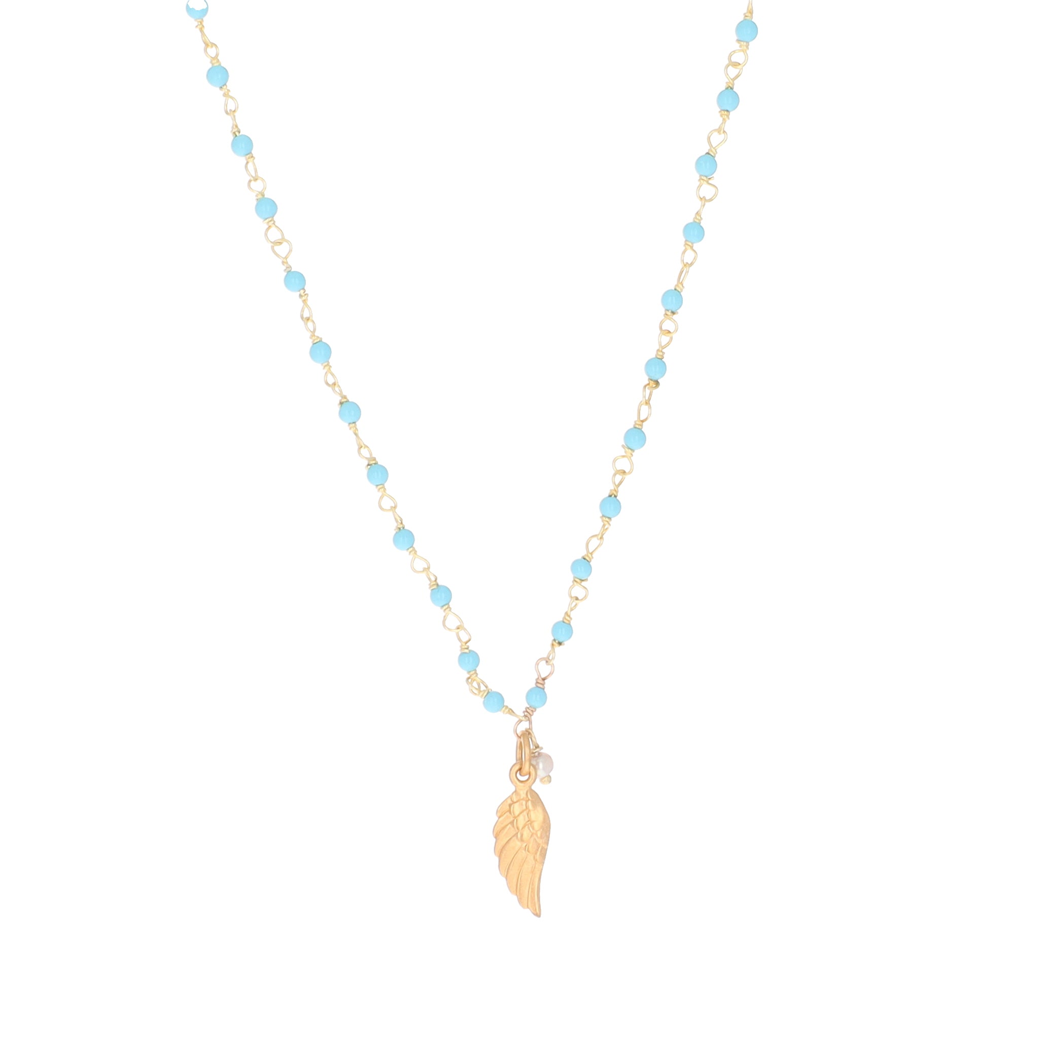 Angel Wing Charm Necklace
