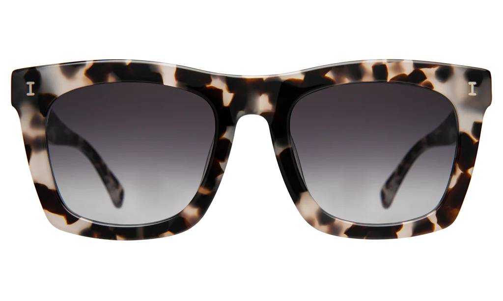 Charleston White Tortoise w / Grey flat gradient