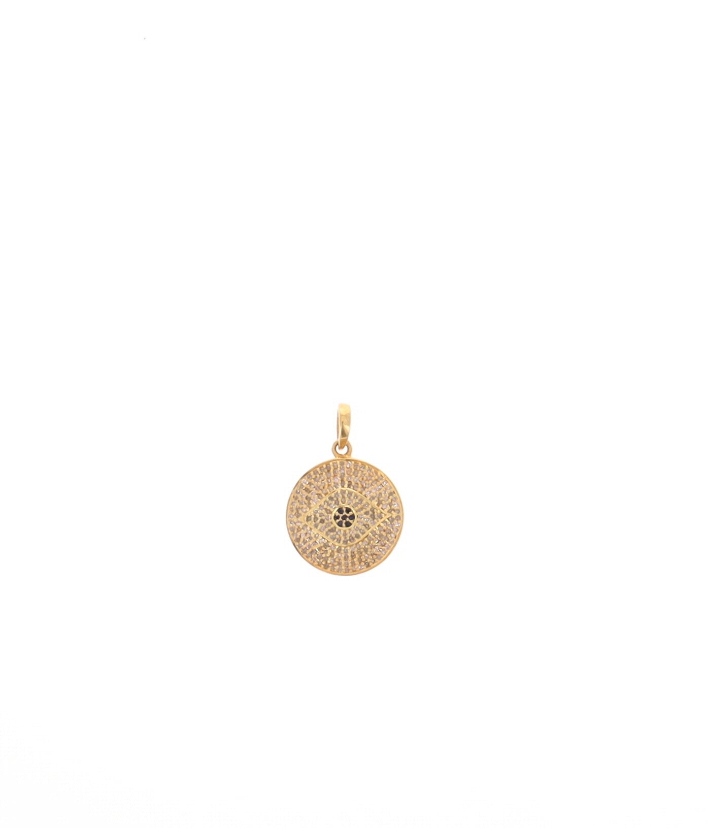 Protective Eye with Diamonds Charm