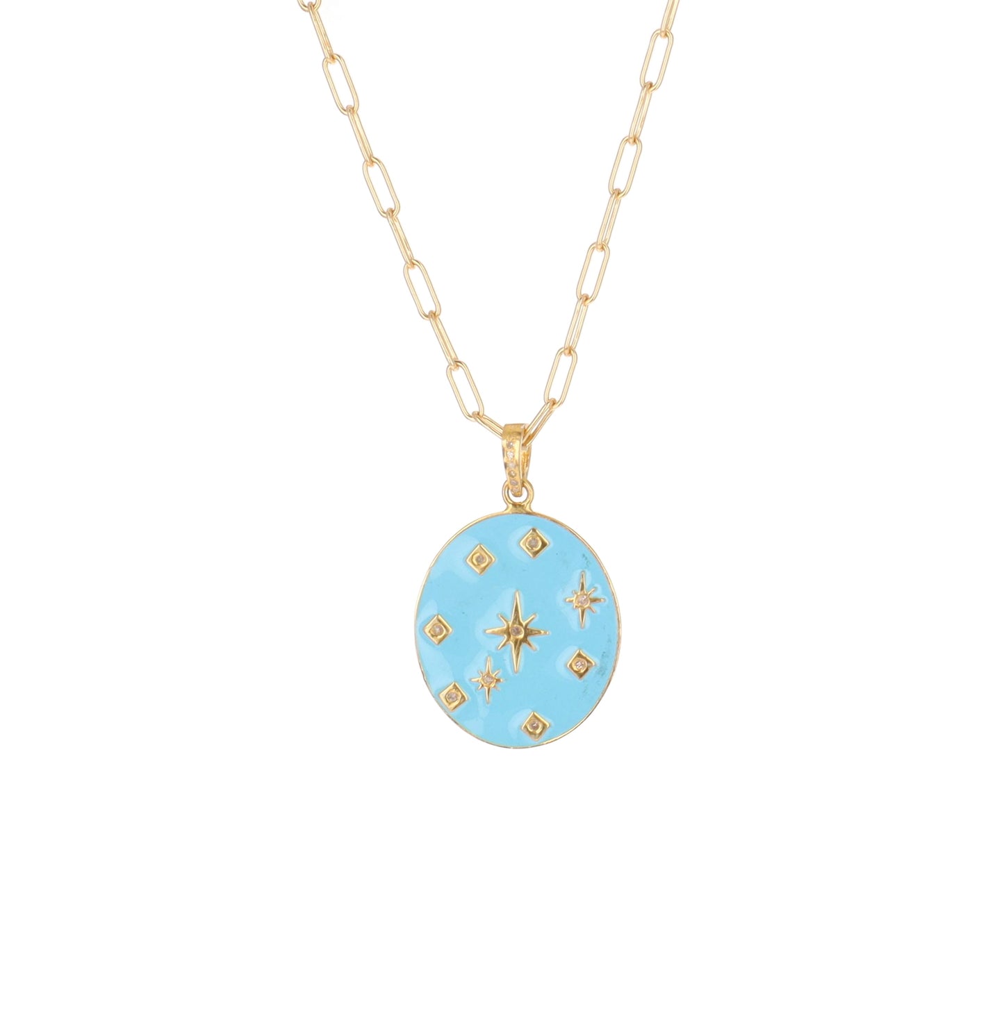 Oval Galaxy Charm
