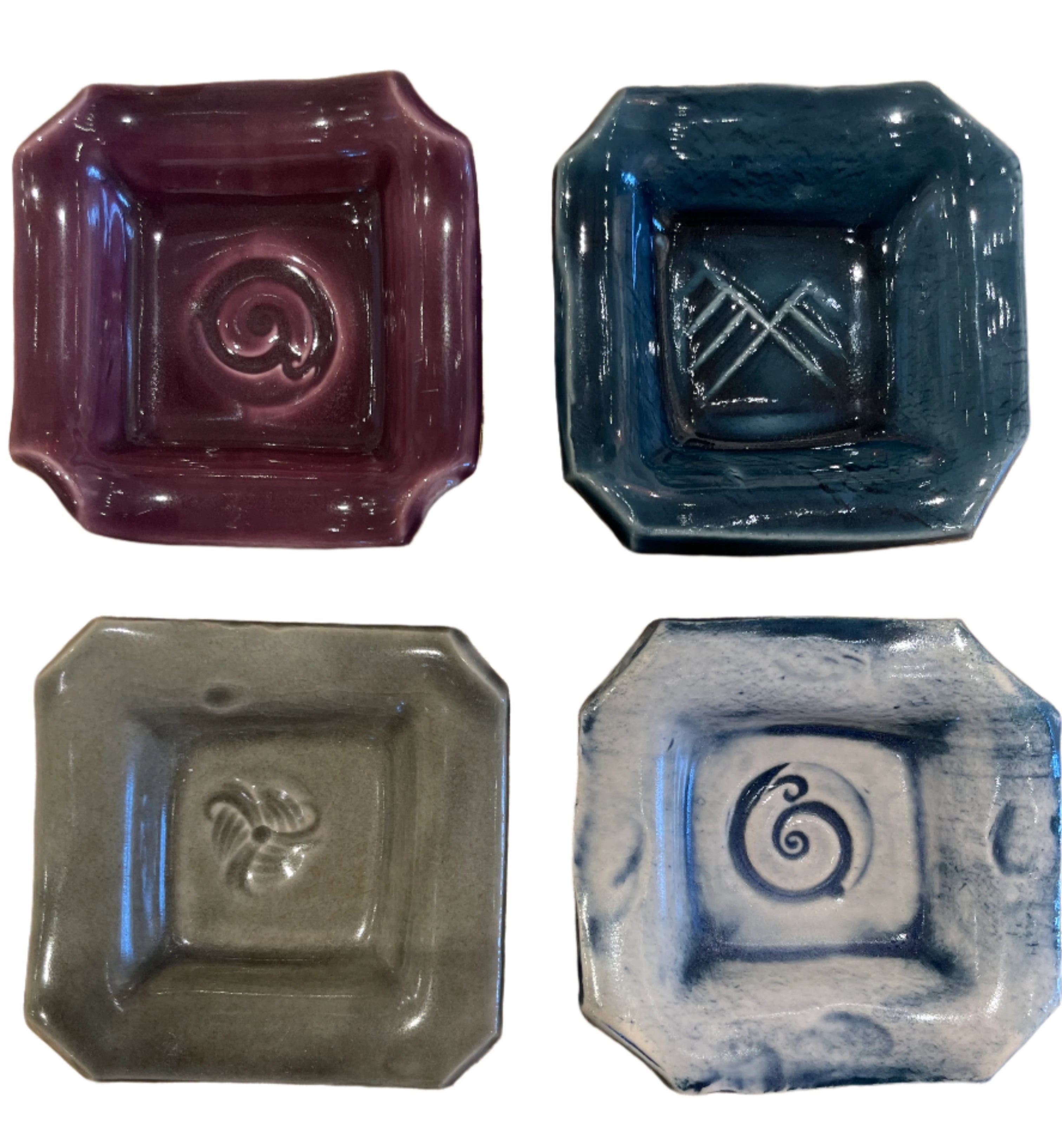 Colorful Textured Ring Trays