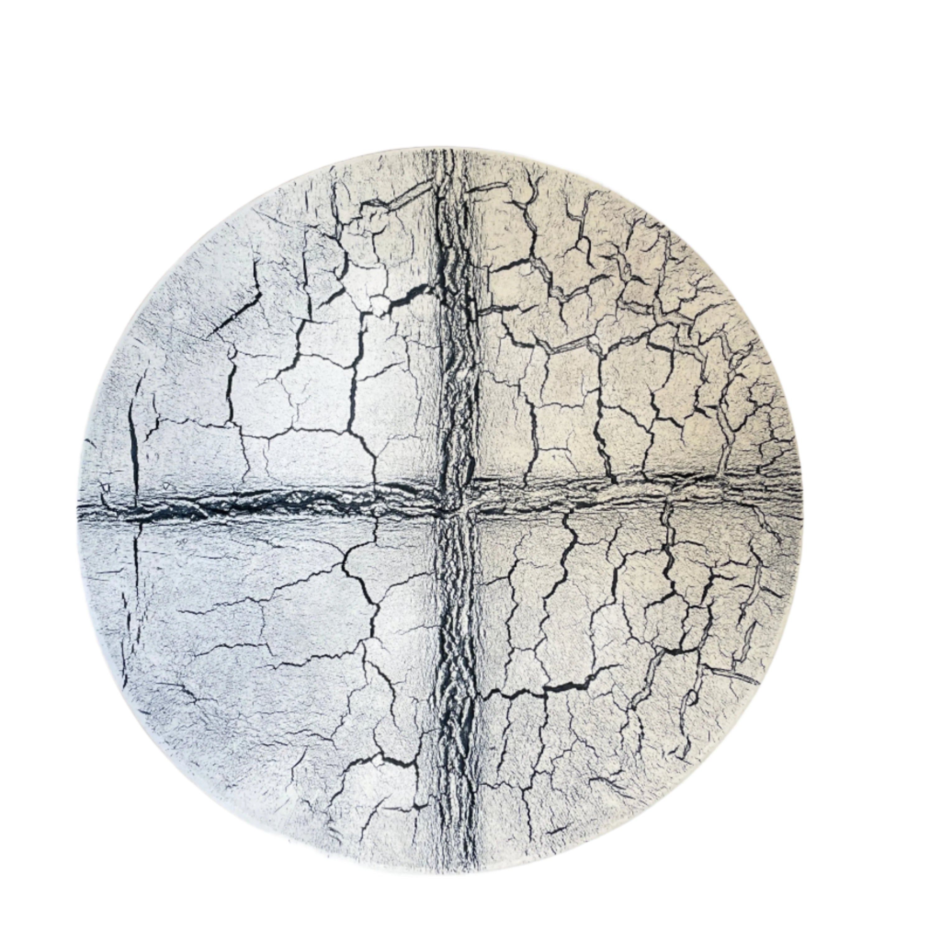 Unglazed Cross Bowl