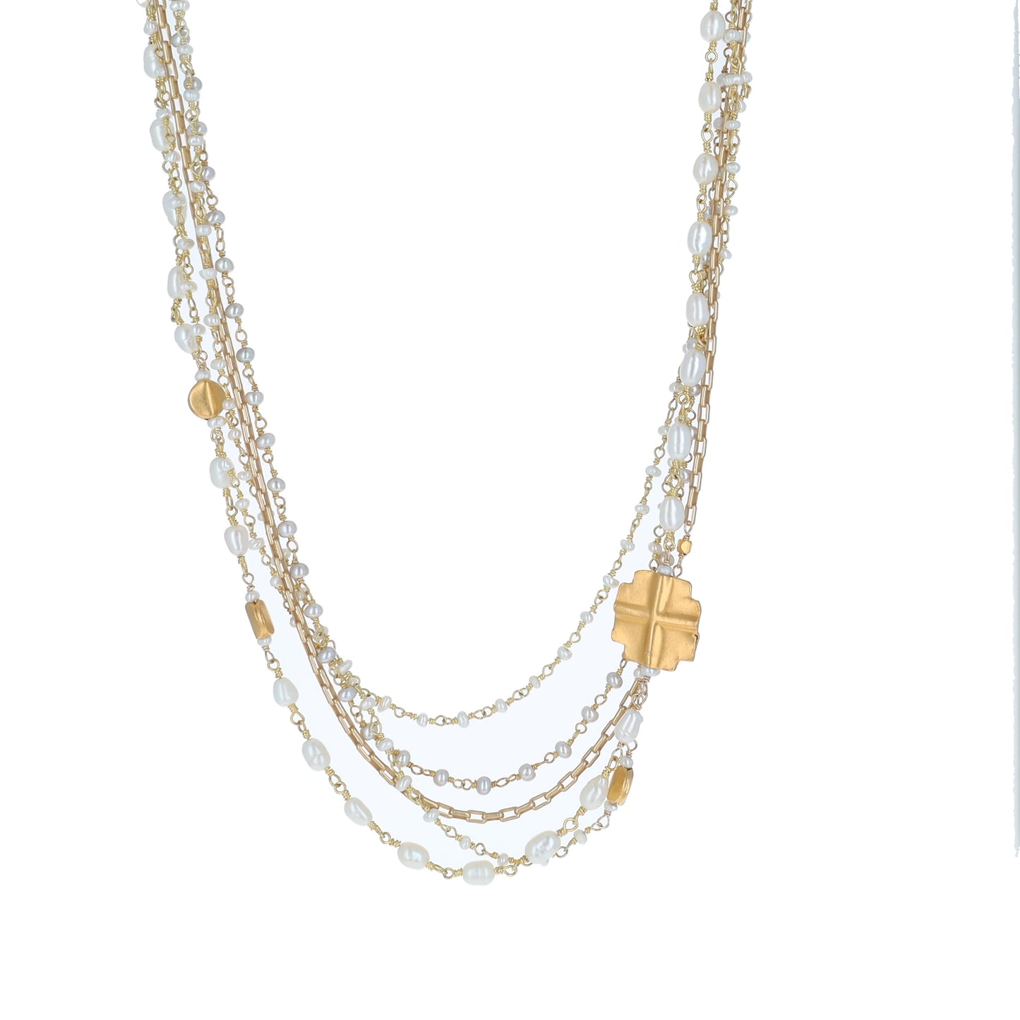 Multi Strand Sapphire Necklace