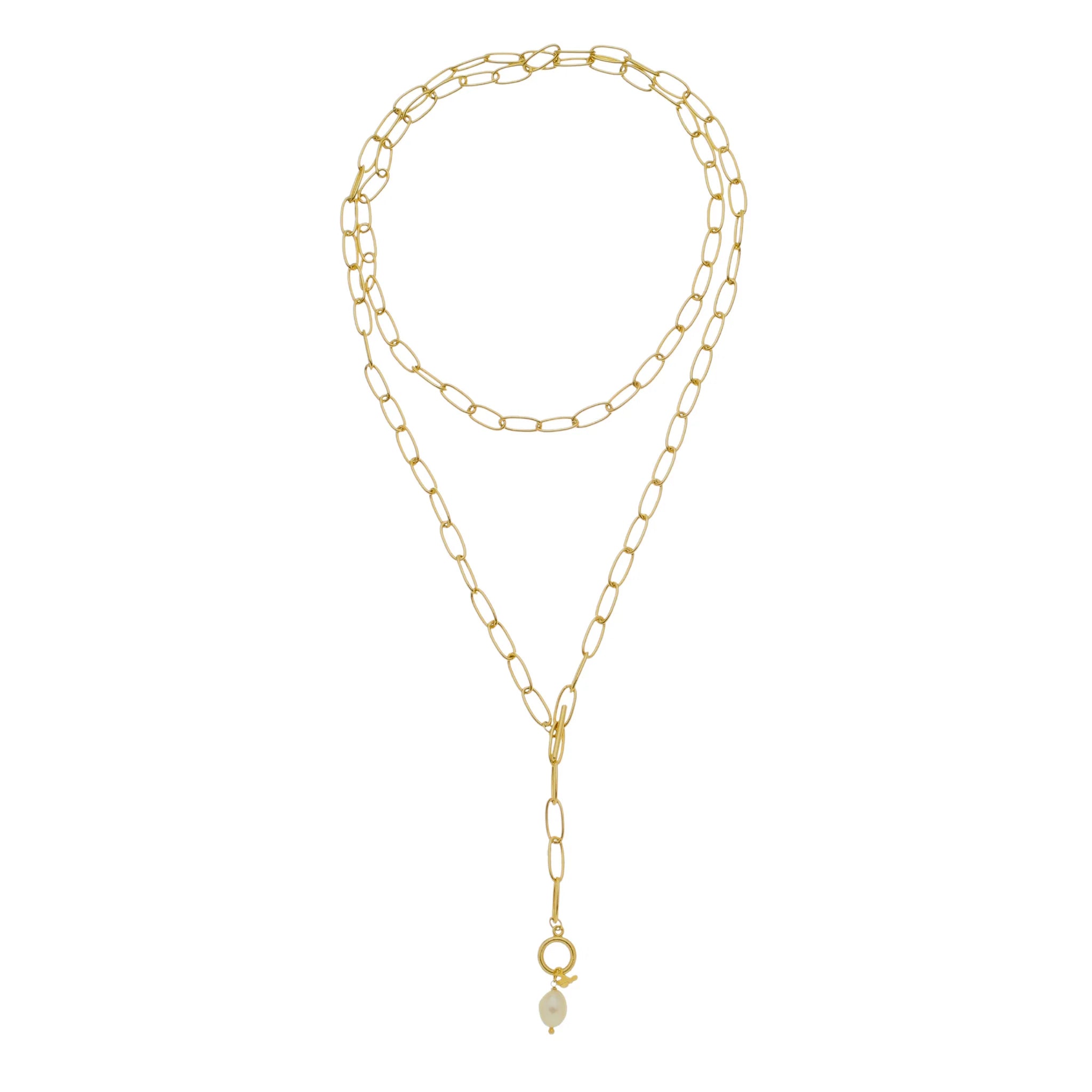 40" Paperclip Necklace