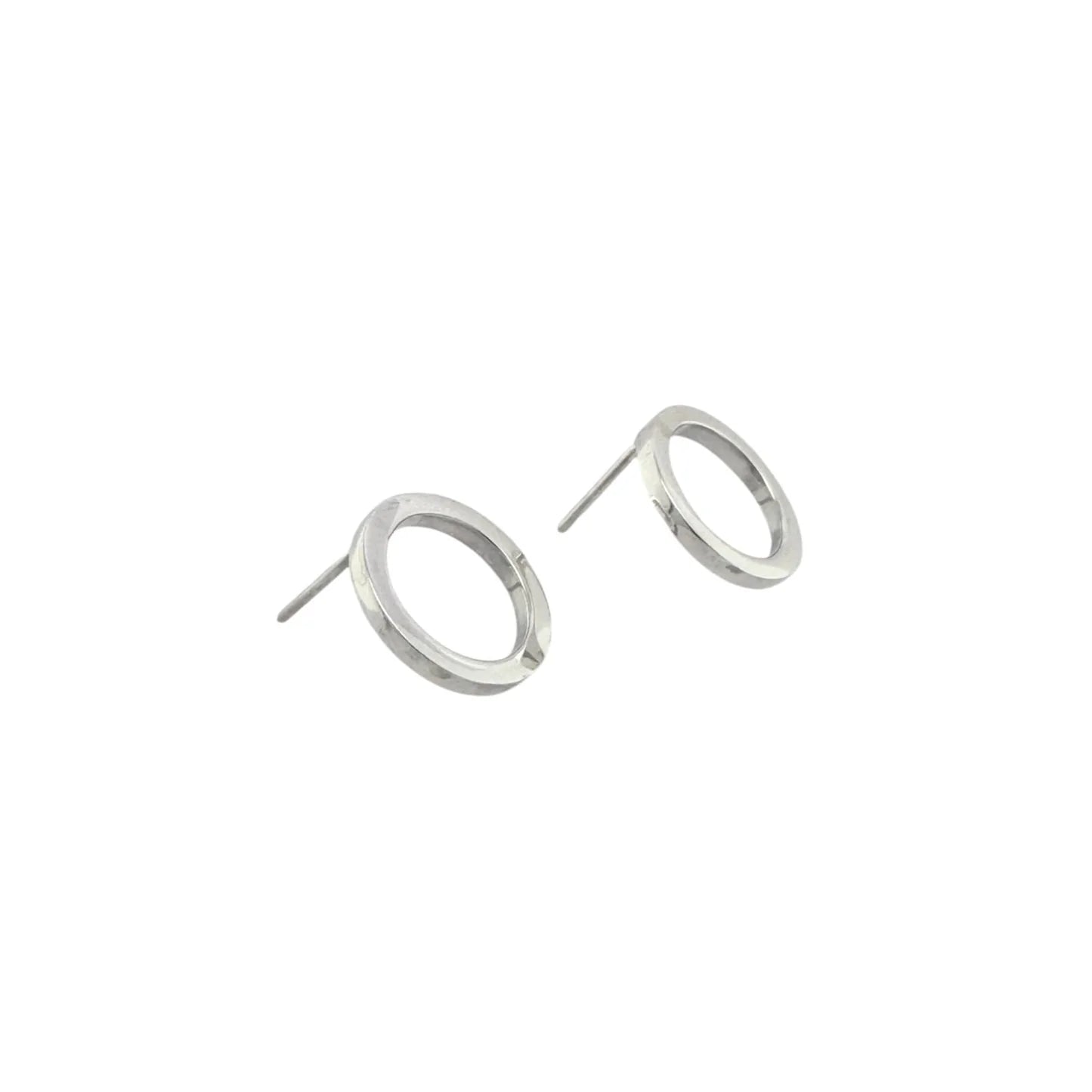 Small Circle Sterling Silver Earring