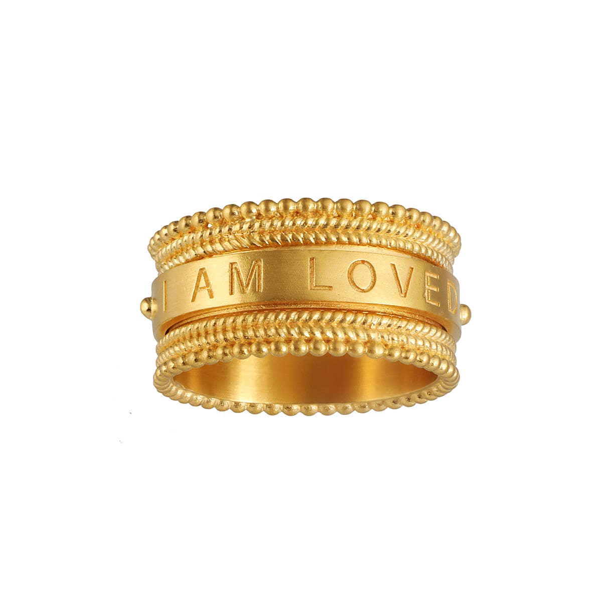 Inner Light I Am Loved Spinning Ring: 8