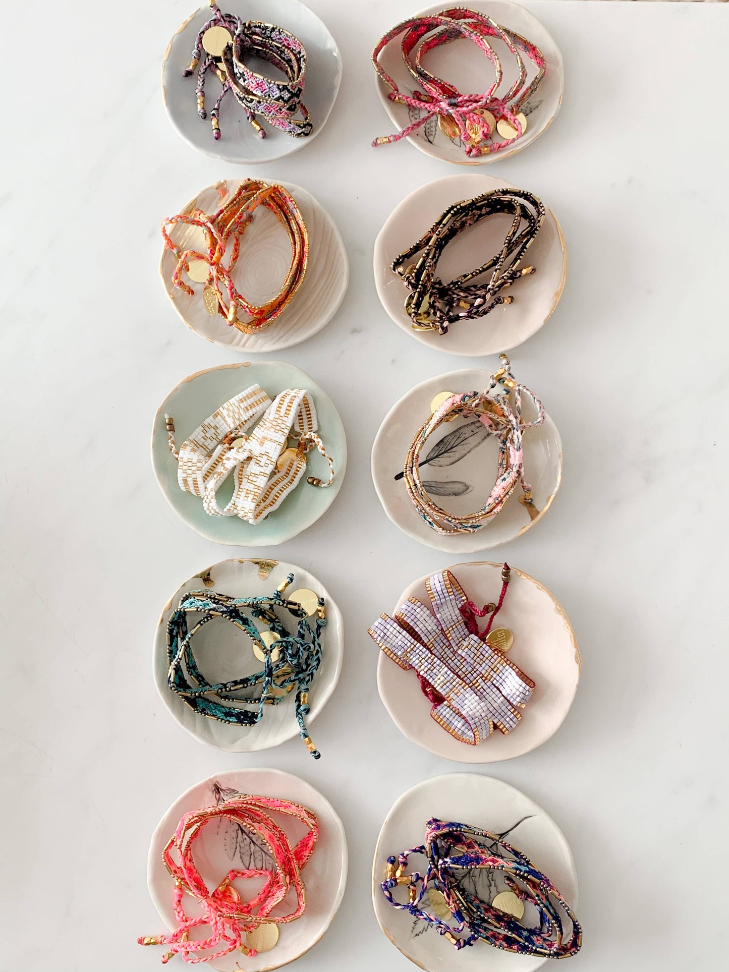 White Ring Dish