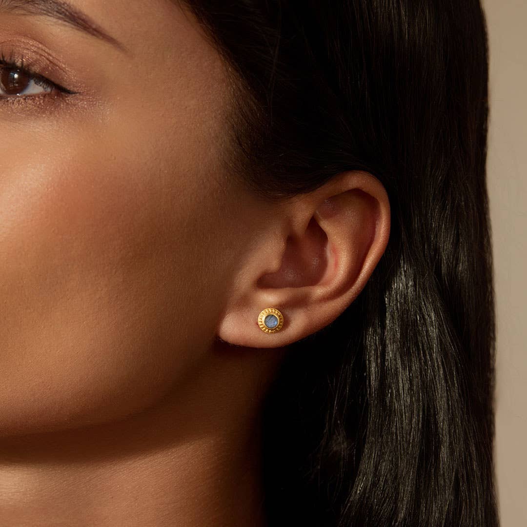 Tap Into Intuition Labradorite Stud Earrings