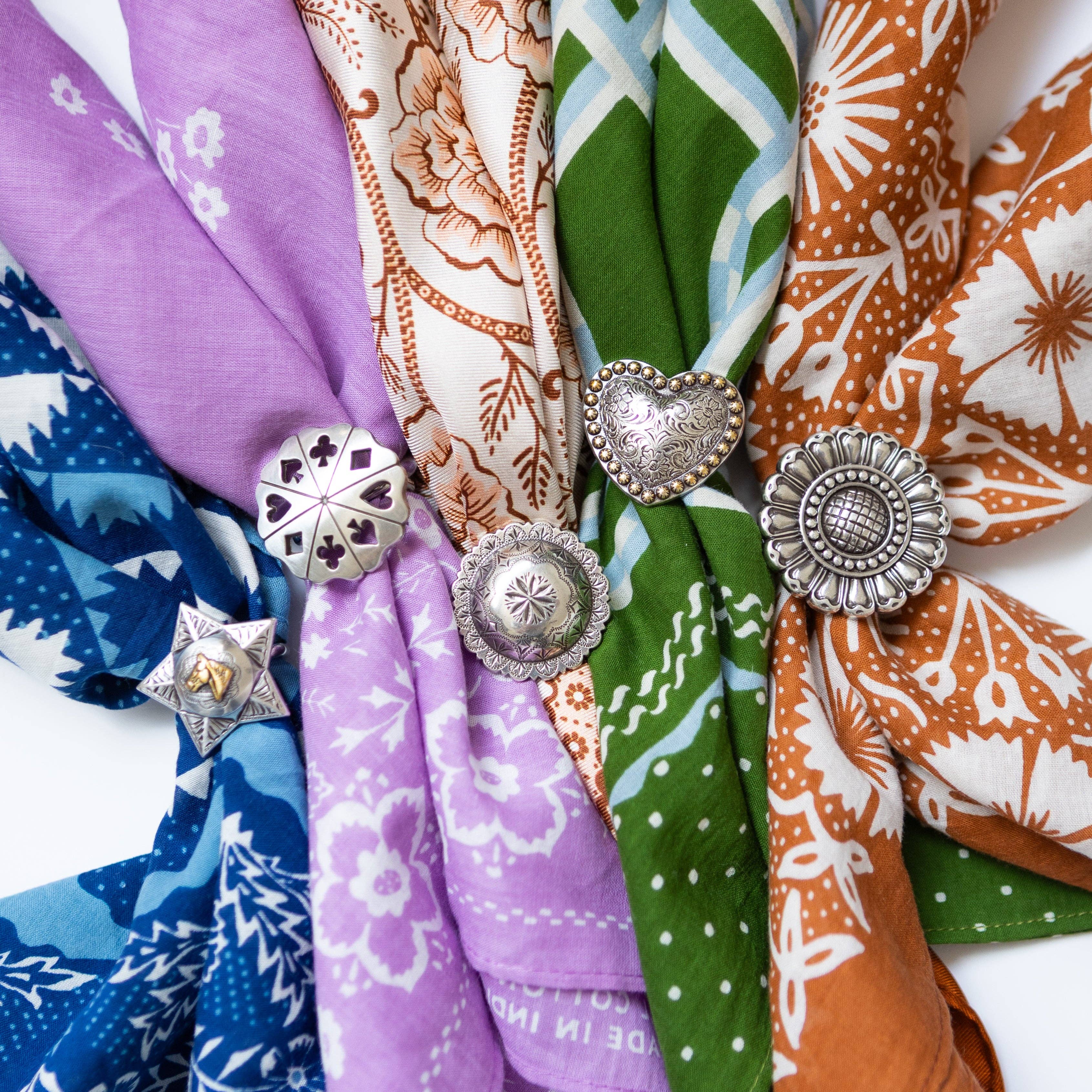 Concho Scarf Slide | Gallup Lace