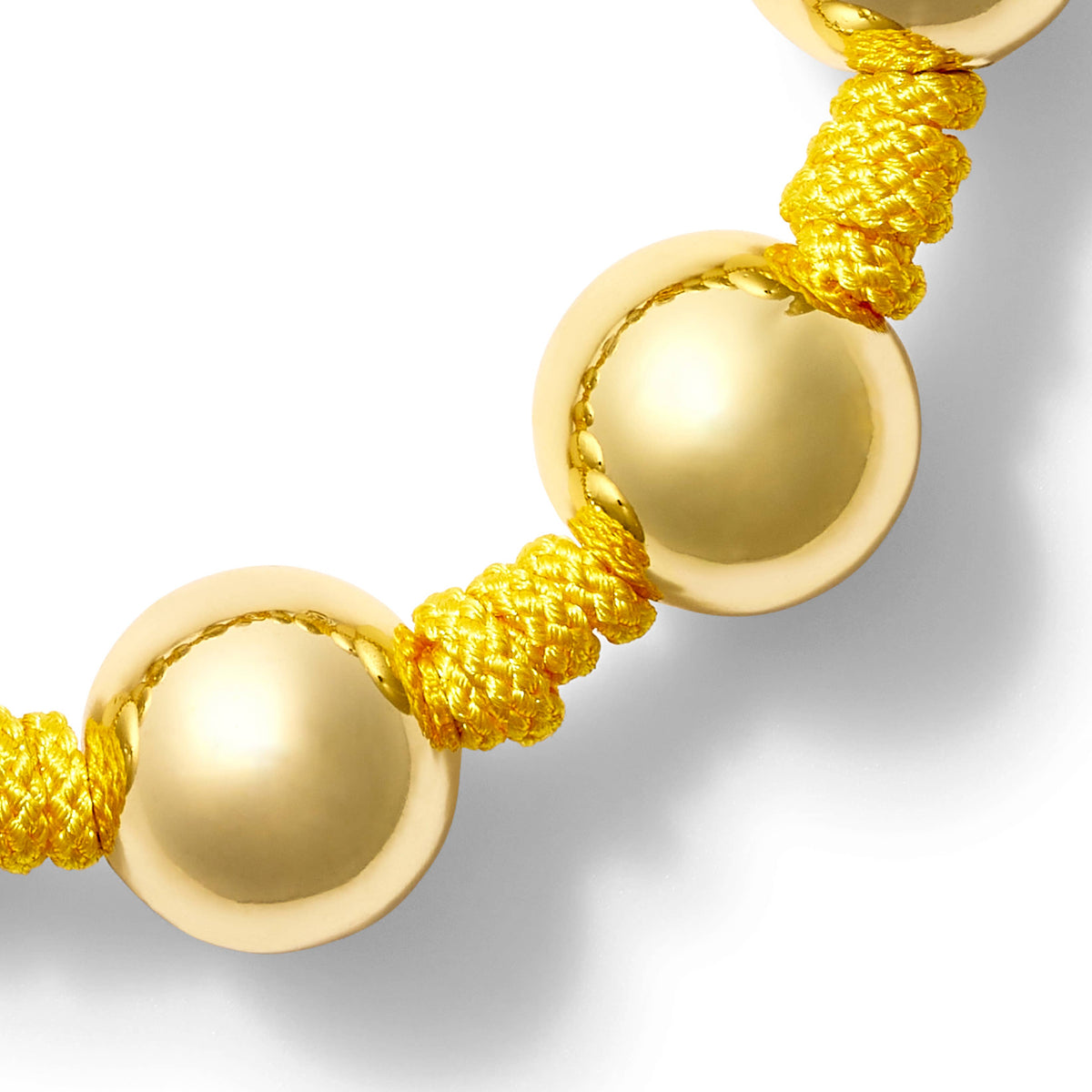 The Knotty Pearled Bracelet ~ Gold: Military Green / 7 1/2"