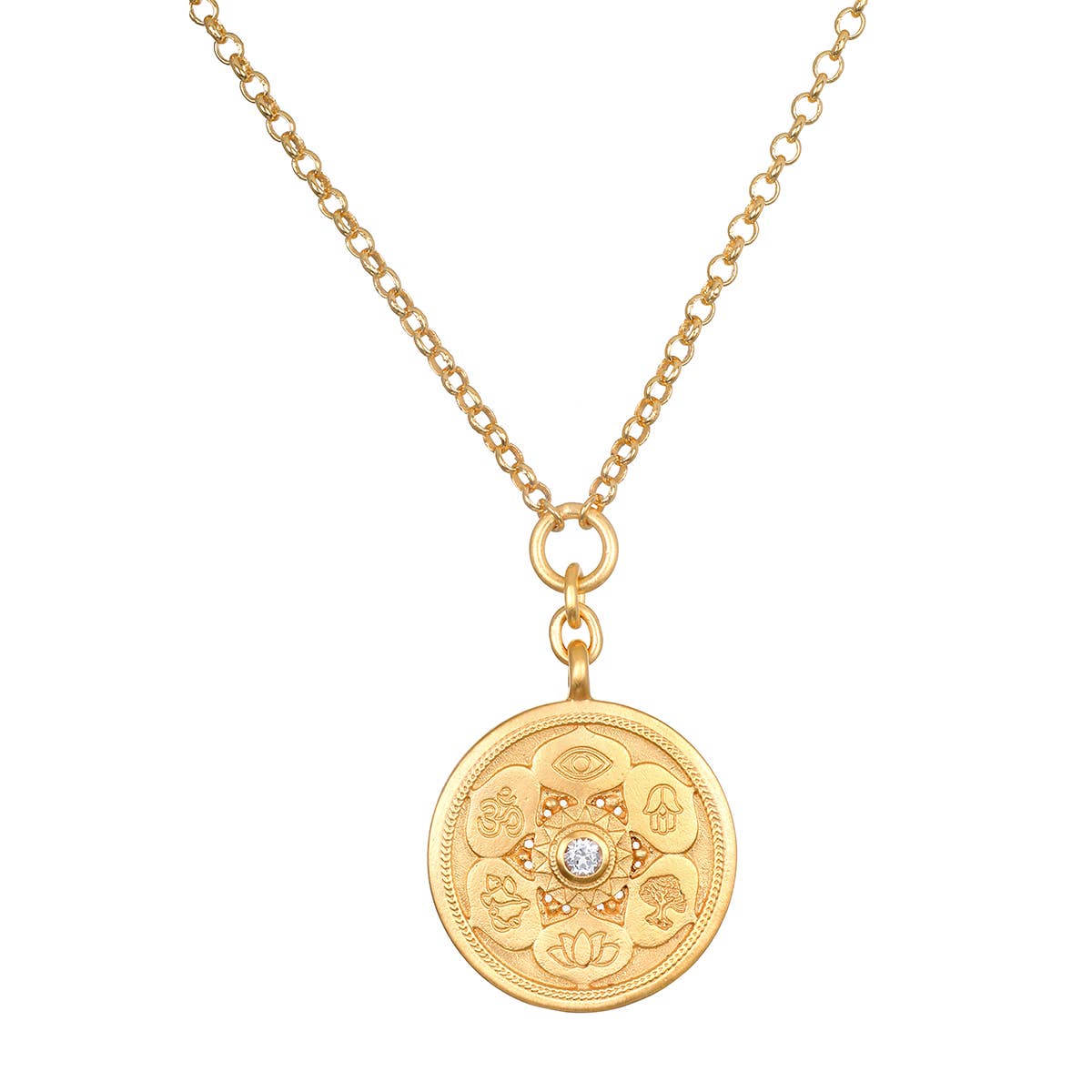 18k White Topaz All Truths Necklace