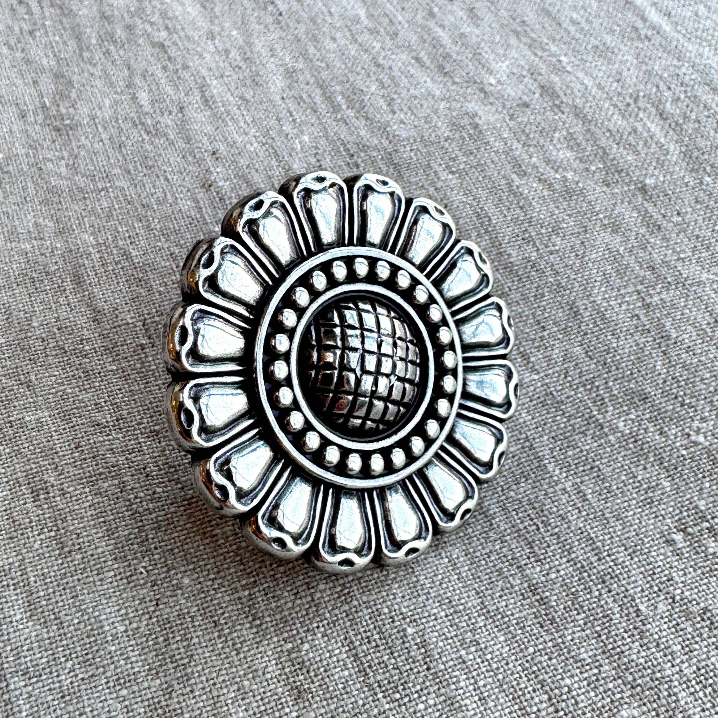 Concho Scarf Slide | Sunflower