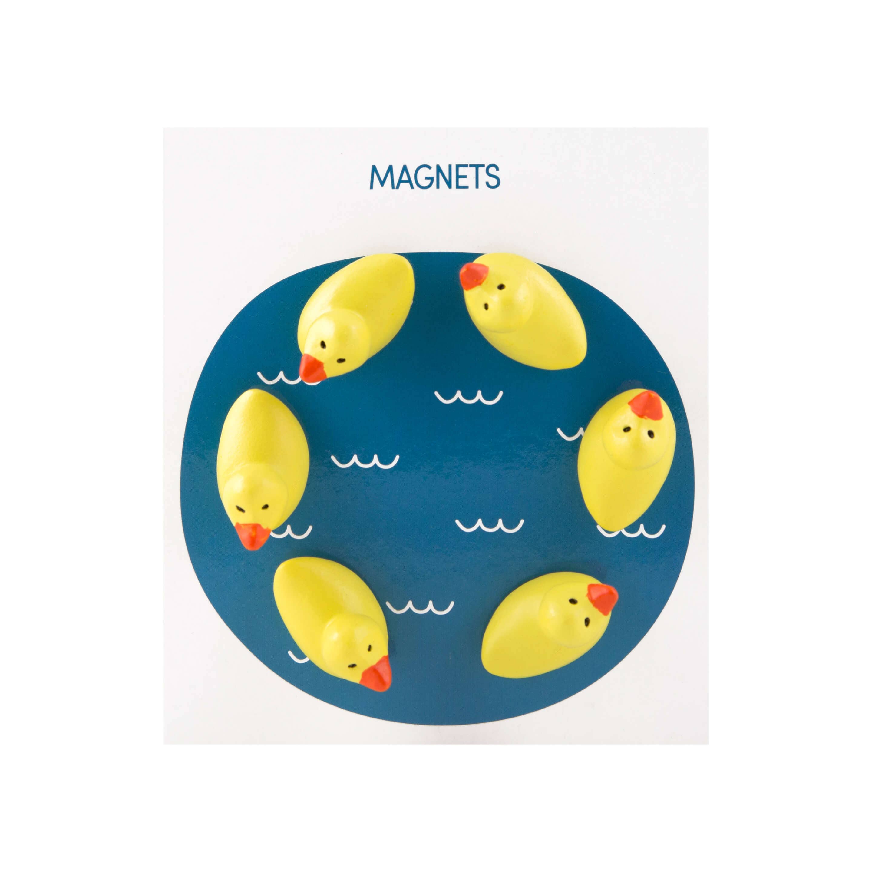 Colorful duck magnets
