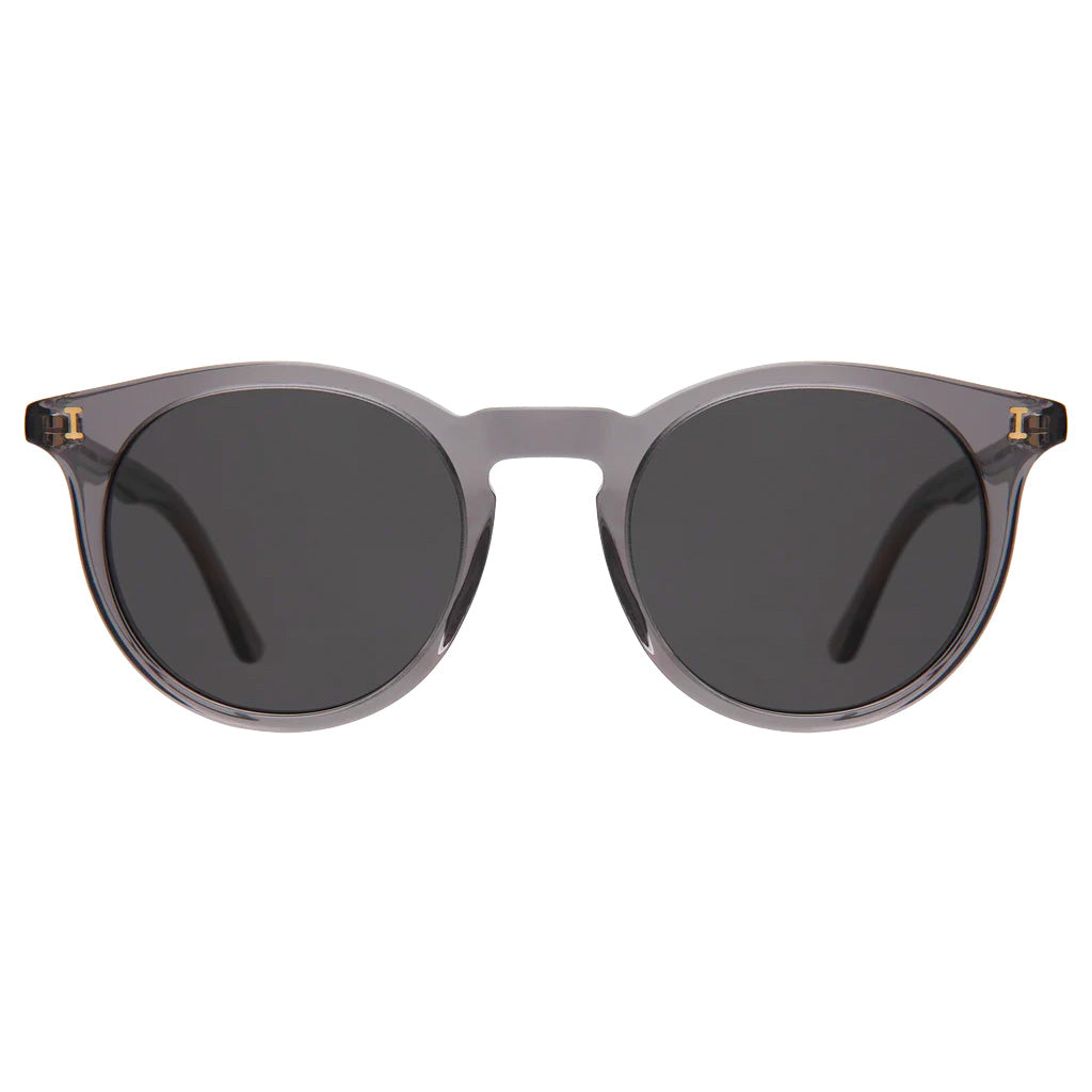 Sterling mercury with grey flat lenses