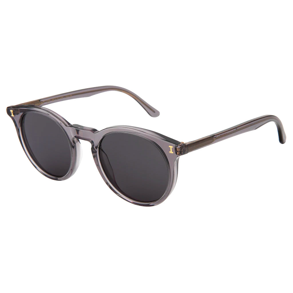 Sterling mercury with grey flat lenses