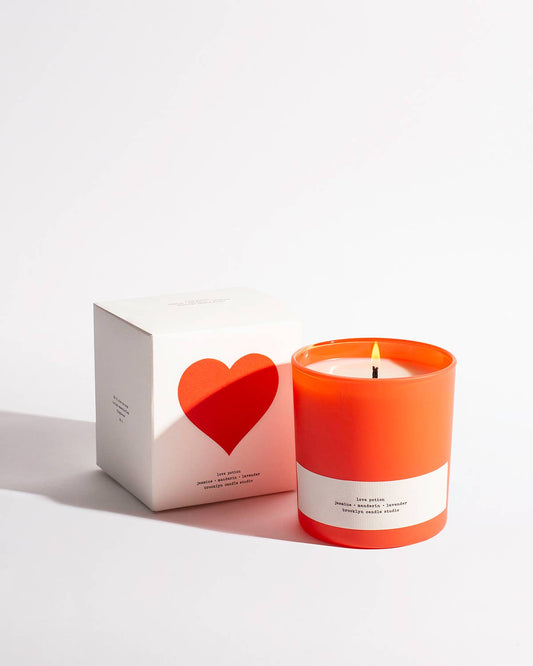Love Potion Limited Edition Red Glass Candle
