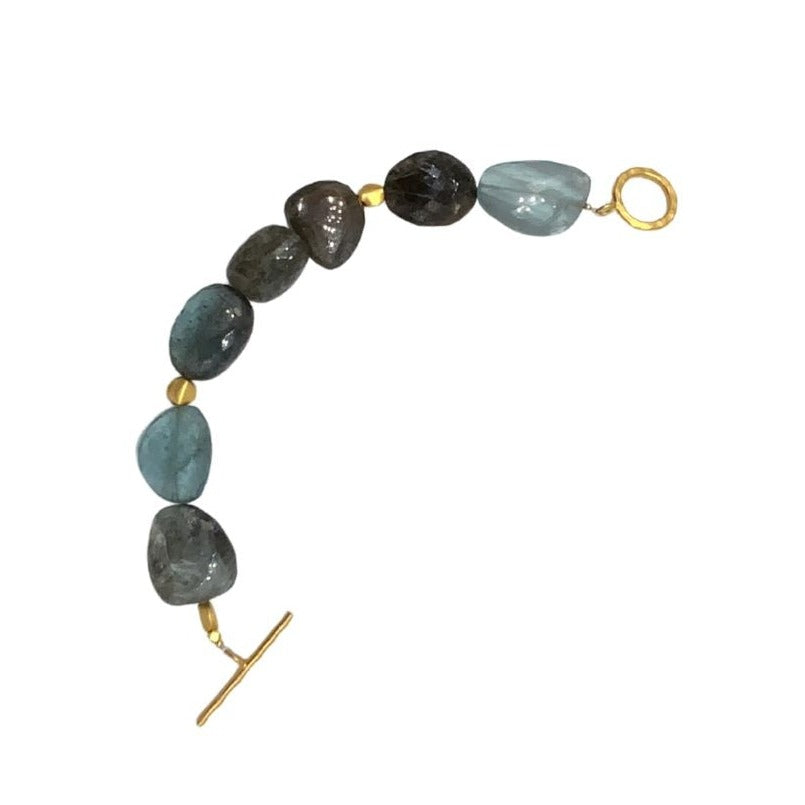 Moss Aquamarine Bracelet