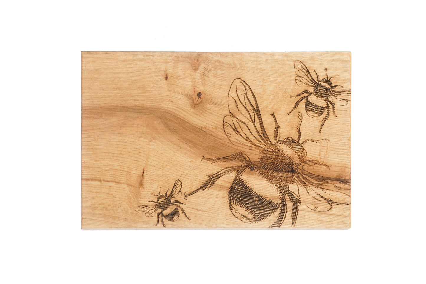 Bee Oak Serving Board