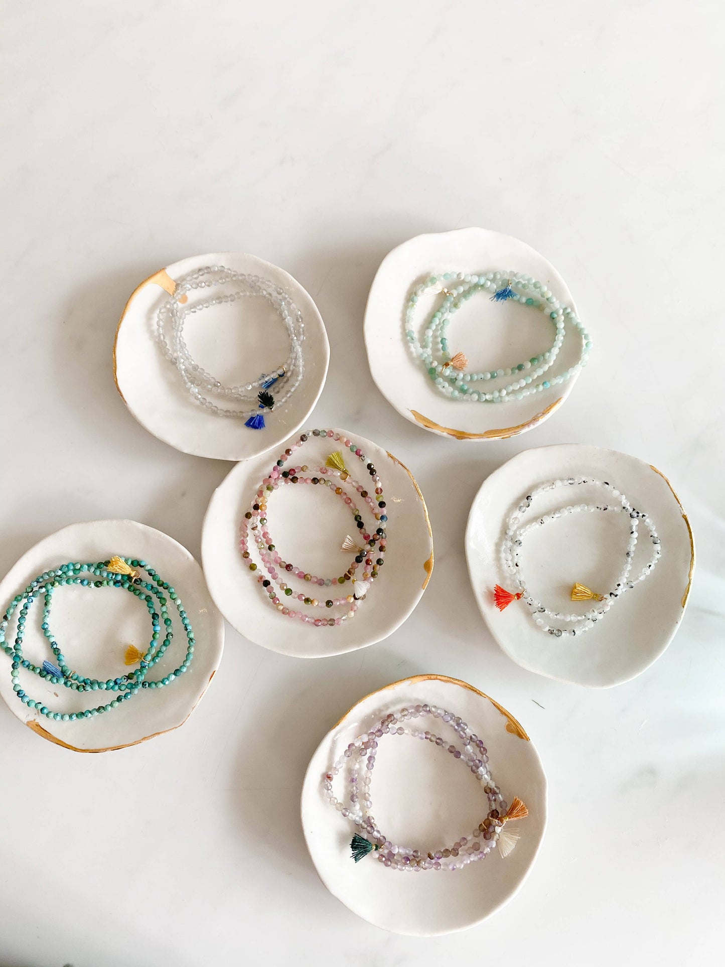 White Ring Dish