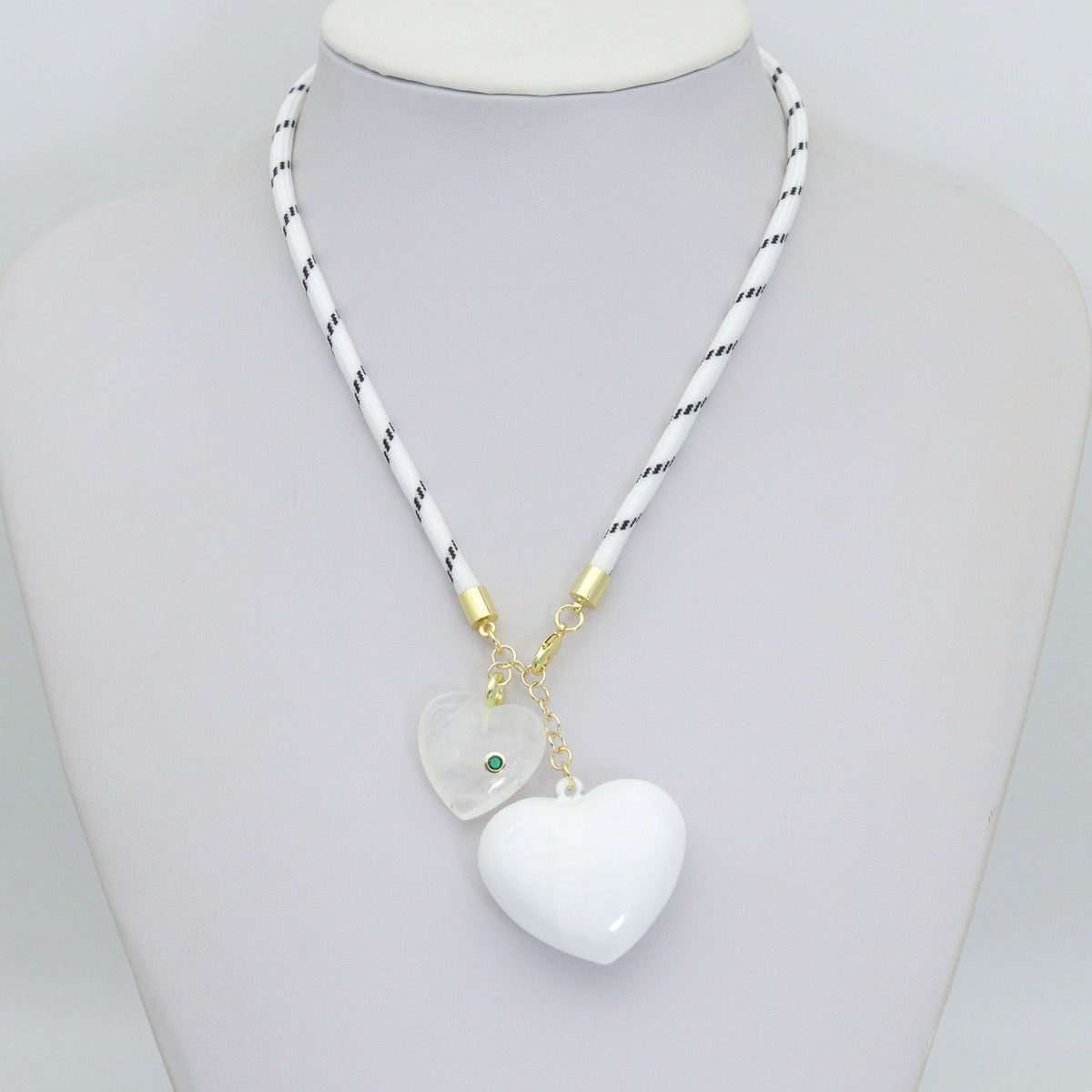 Puffy Hearts Collection, Small Black