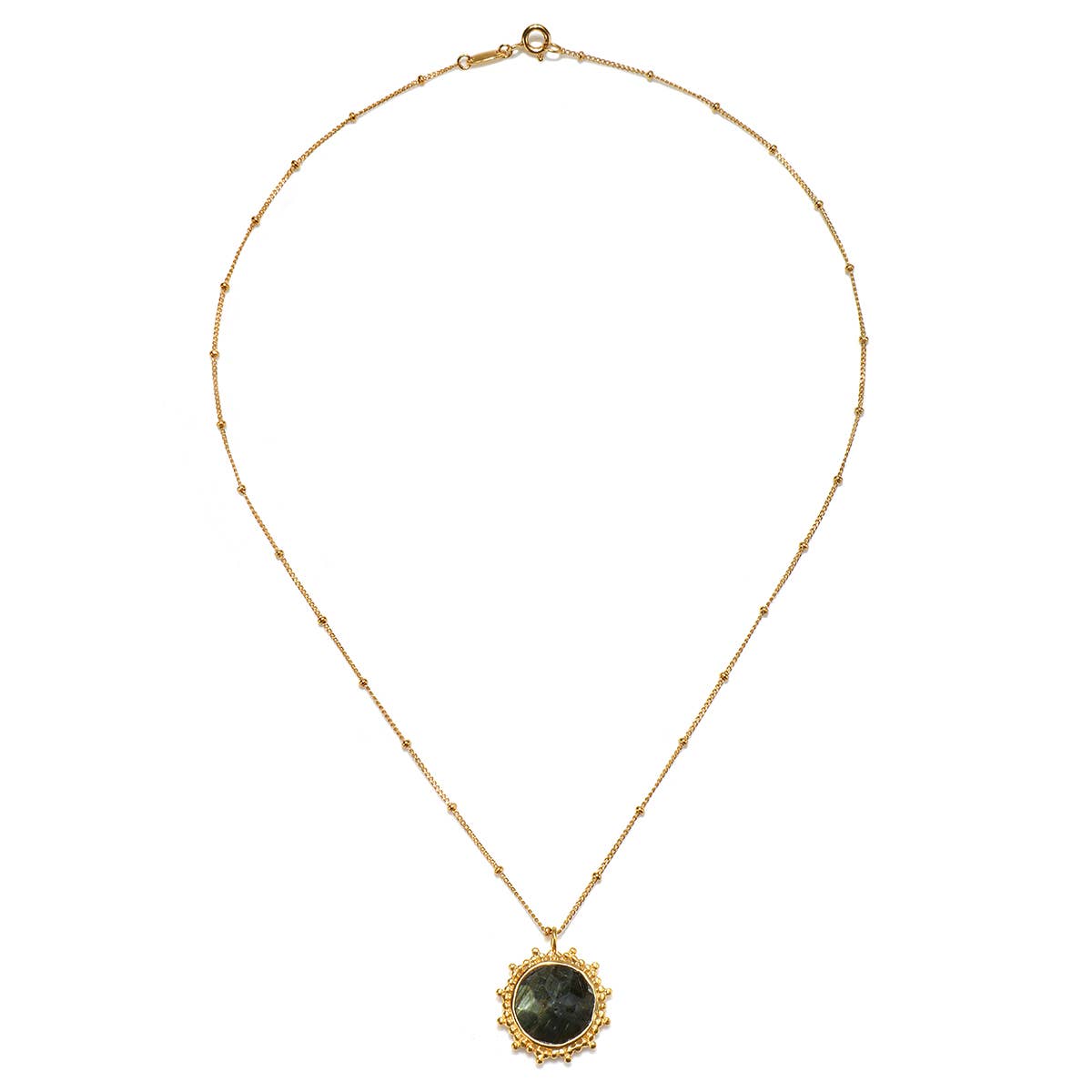Labradorite Gold Necklace
