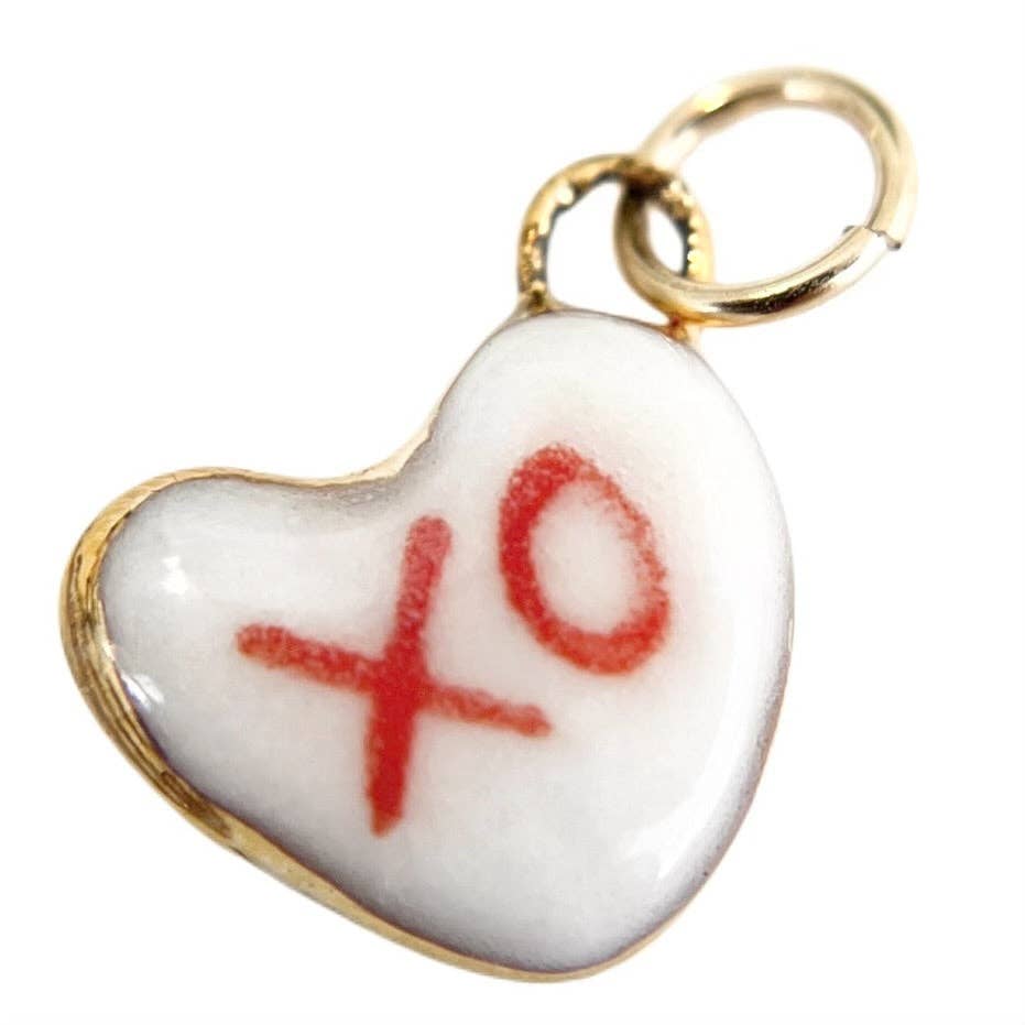 XO Heart Charm