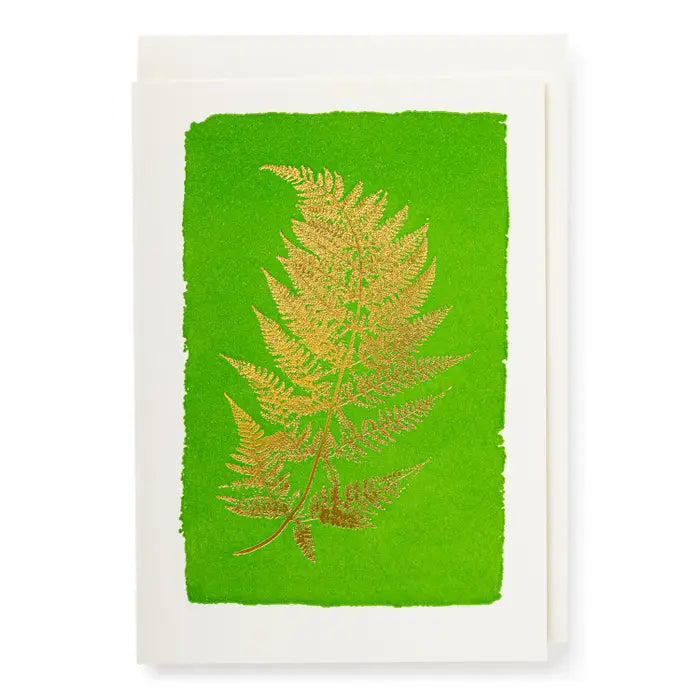 Green Fern Card