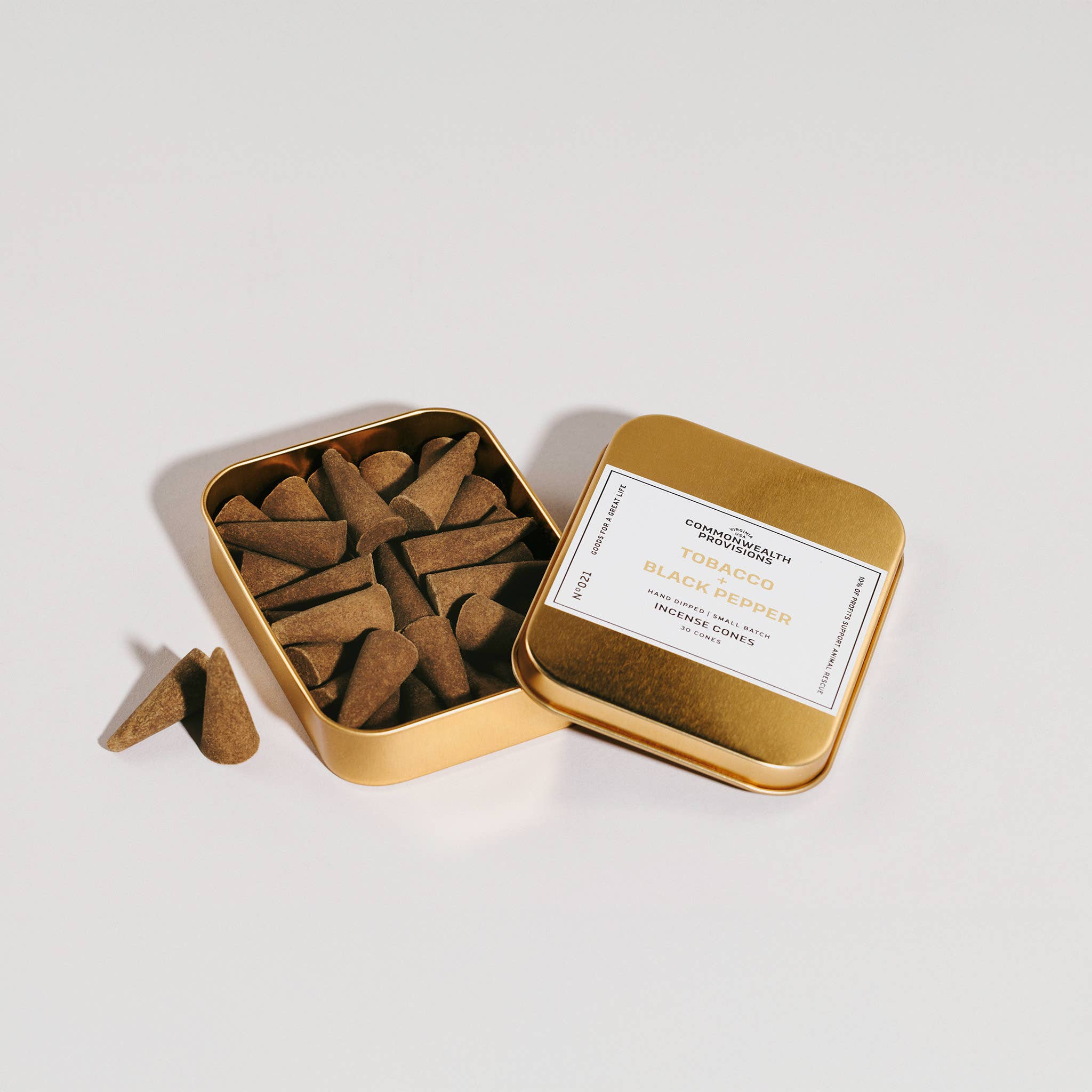 Incense Cones - Tobacco + Black Pepper