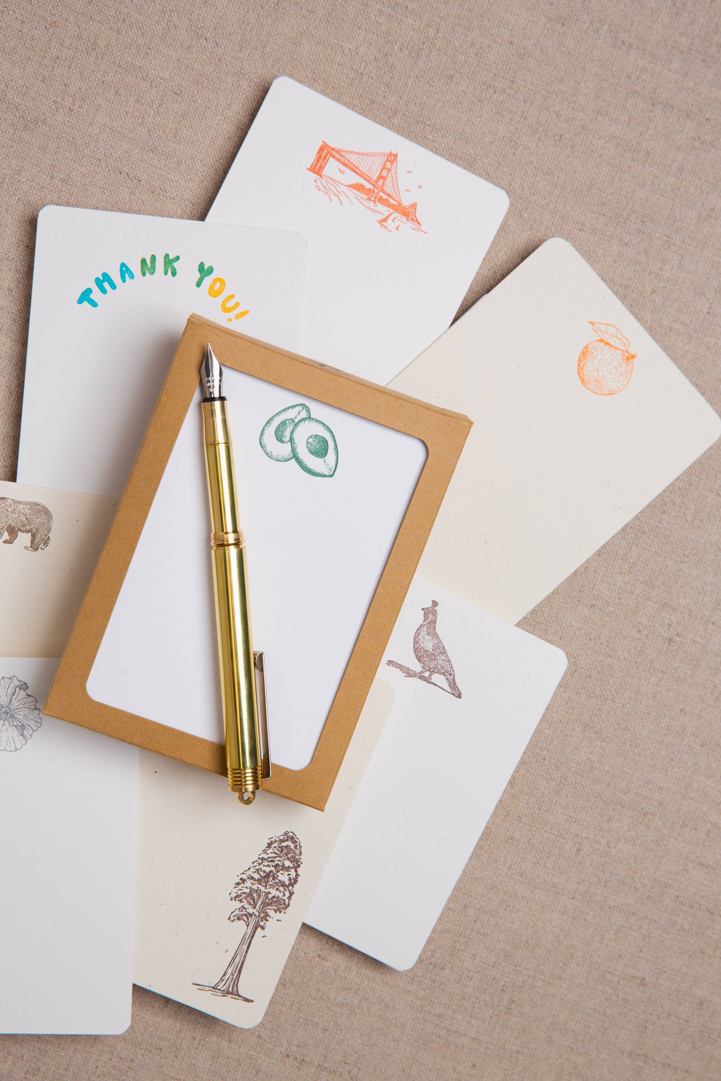 Bee - Tails Boxed Notecards