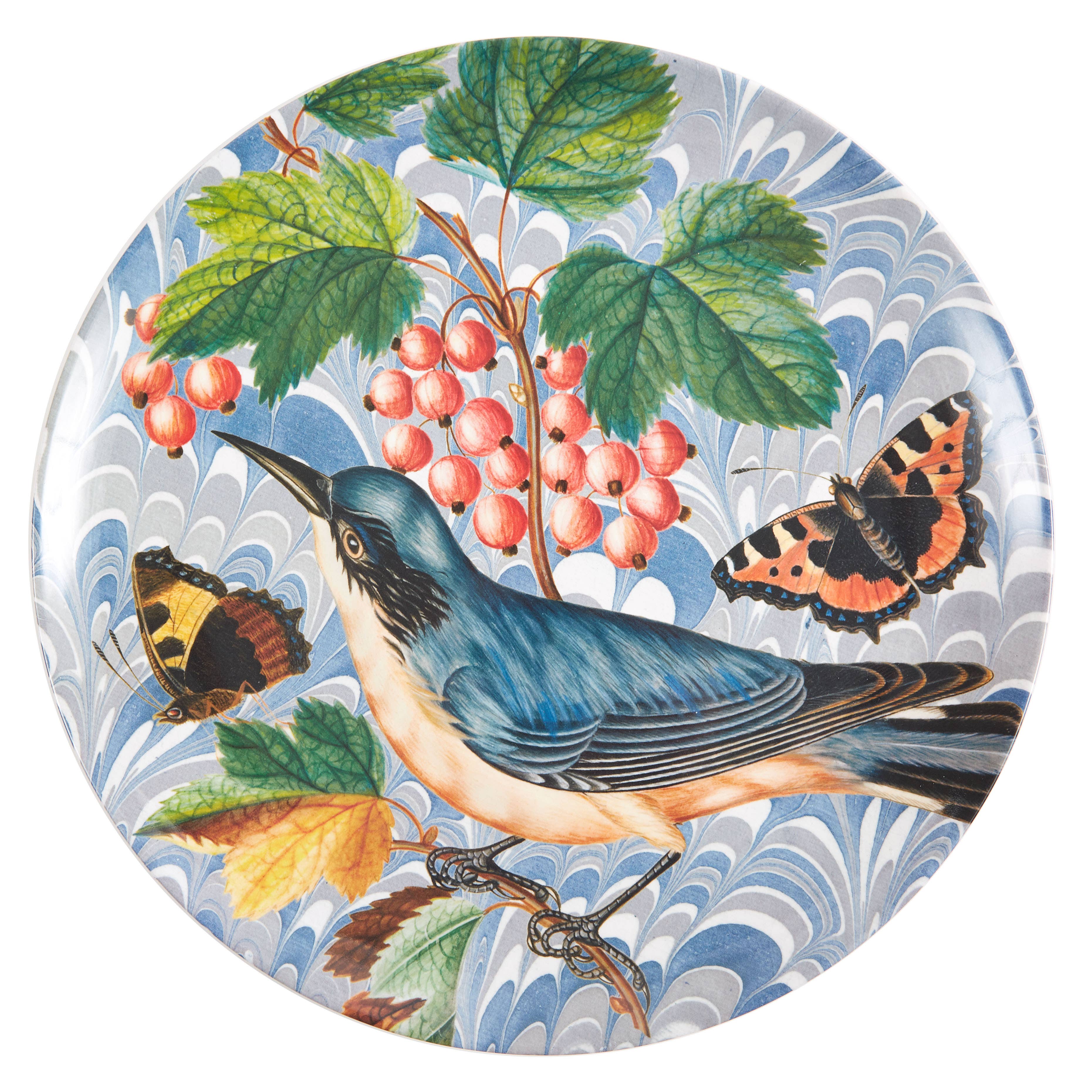 FLORA & FAUNA ROUND TRAY