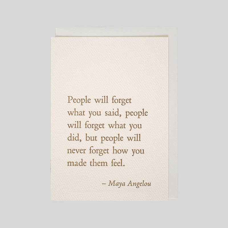 Maya Angelou - People QuoteNote