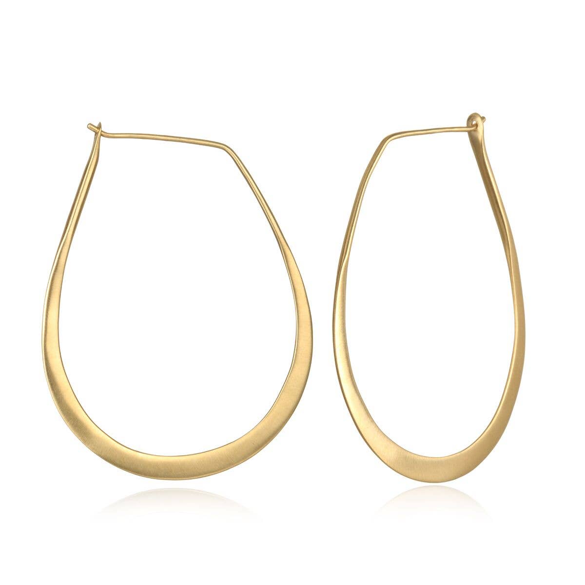 Hoop Earrings: Gold