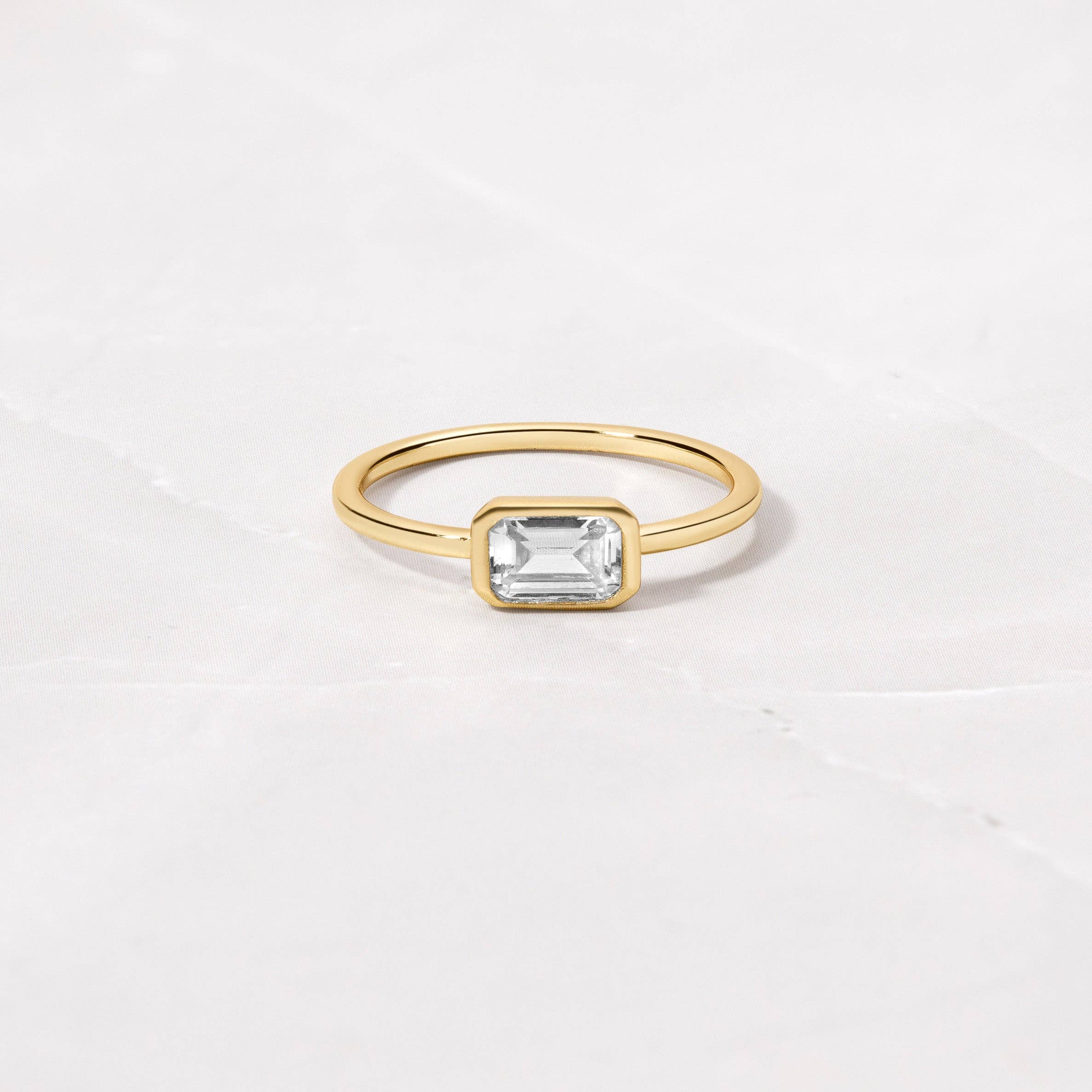 Baguette Bezel Ring