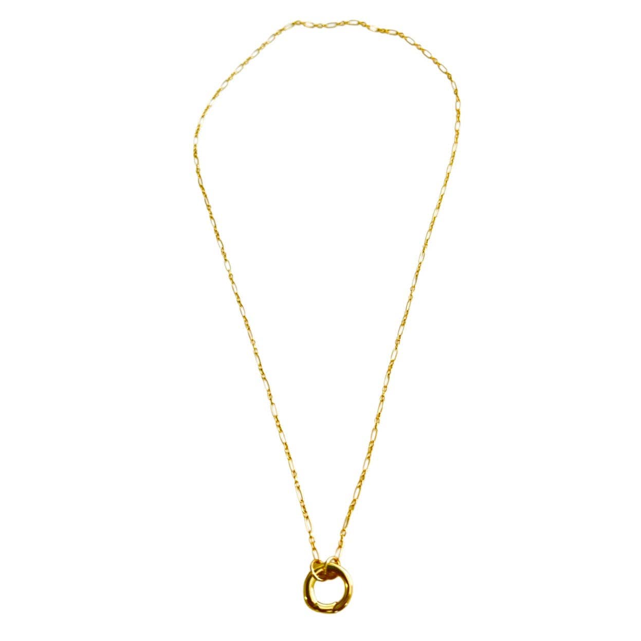 Gold-Filled Chain with Charm Holder