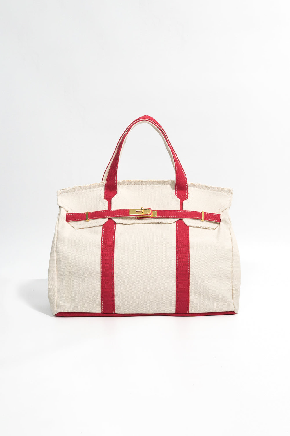 Handmade Premium Cotton Canvas Boatkin Boat Bag (Preorder): White