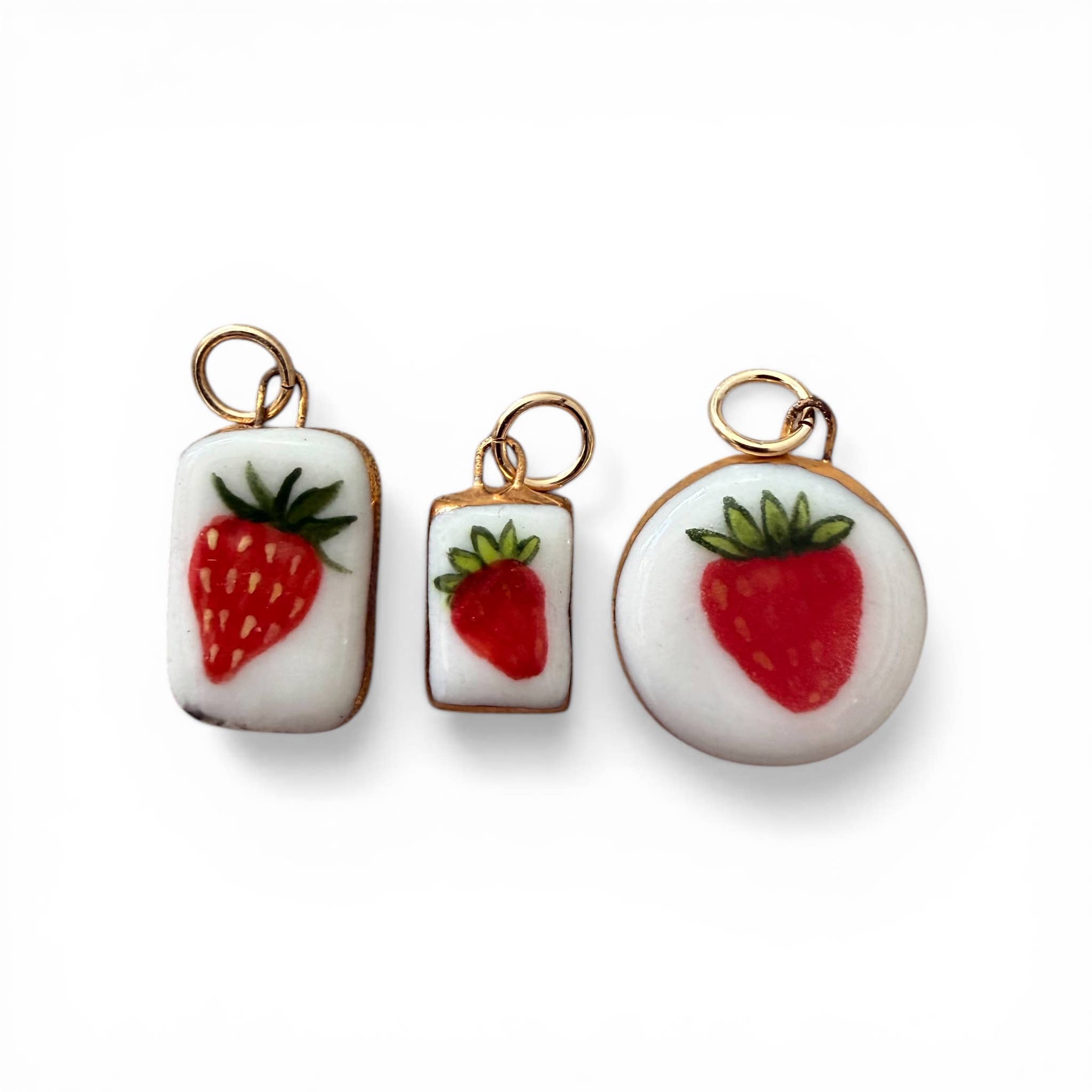 Strawberry Charm: Small Rectangle