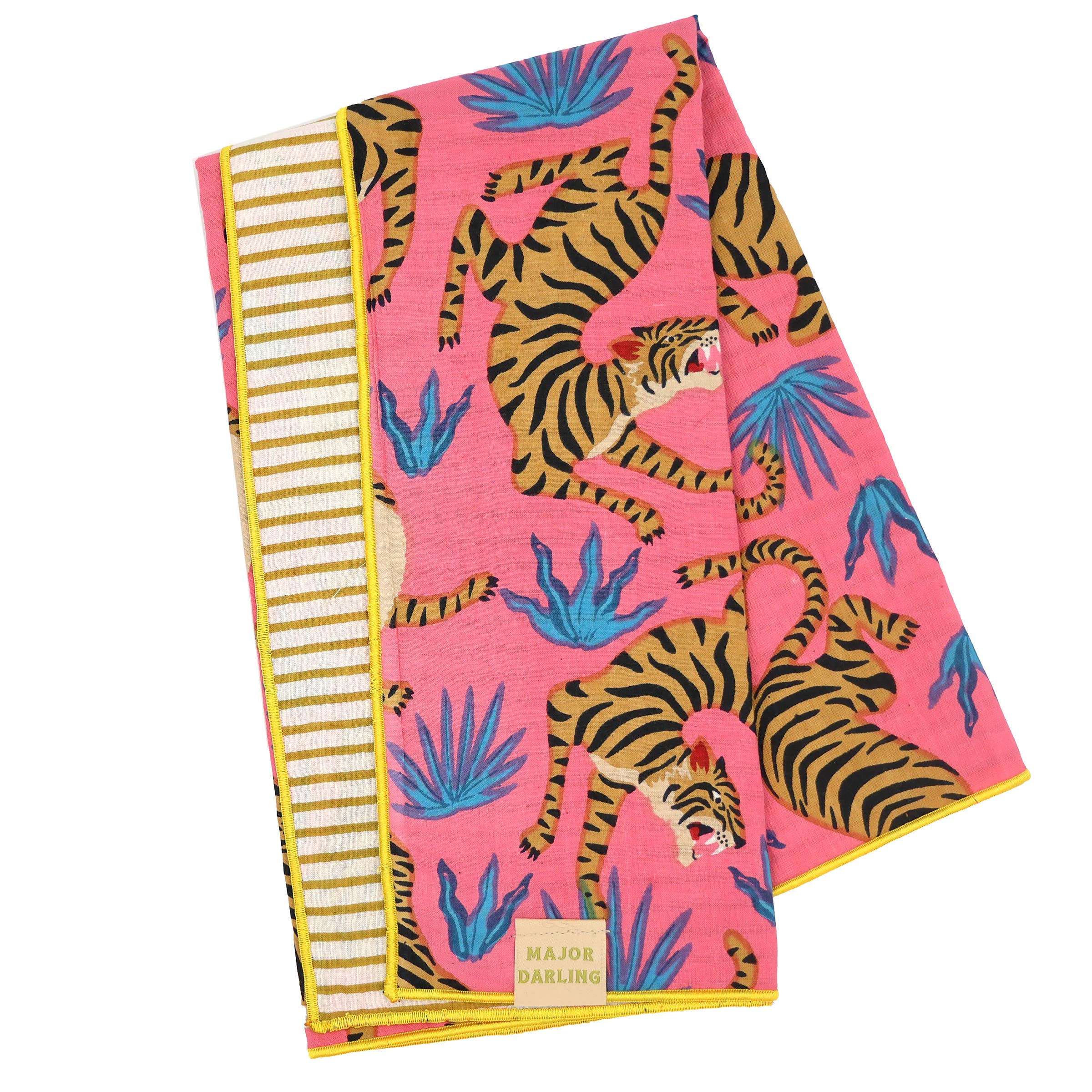 Double Sided Dog Bandana: Floral Vines